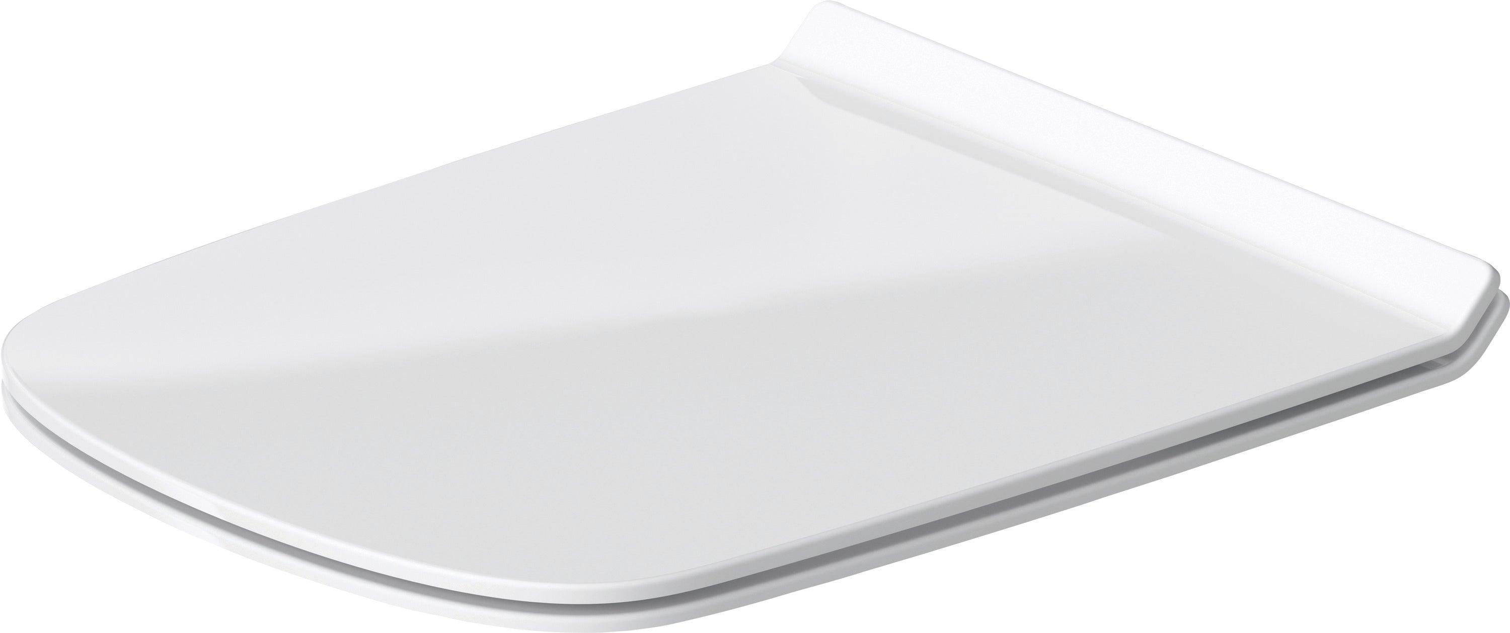 DuraStyle Elongated Slow Close Toilet Seat in White