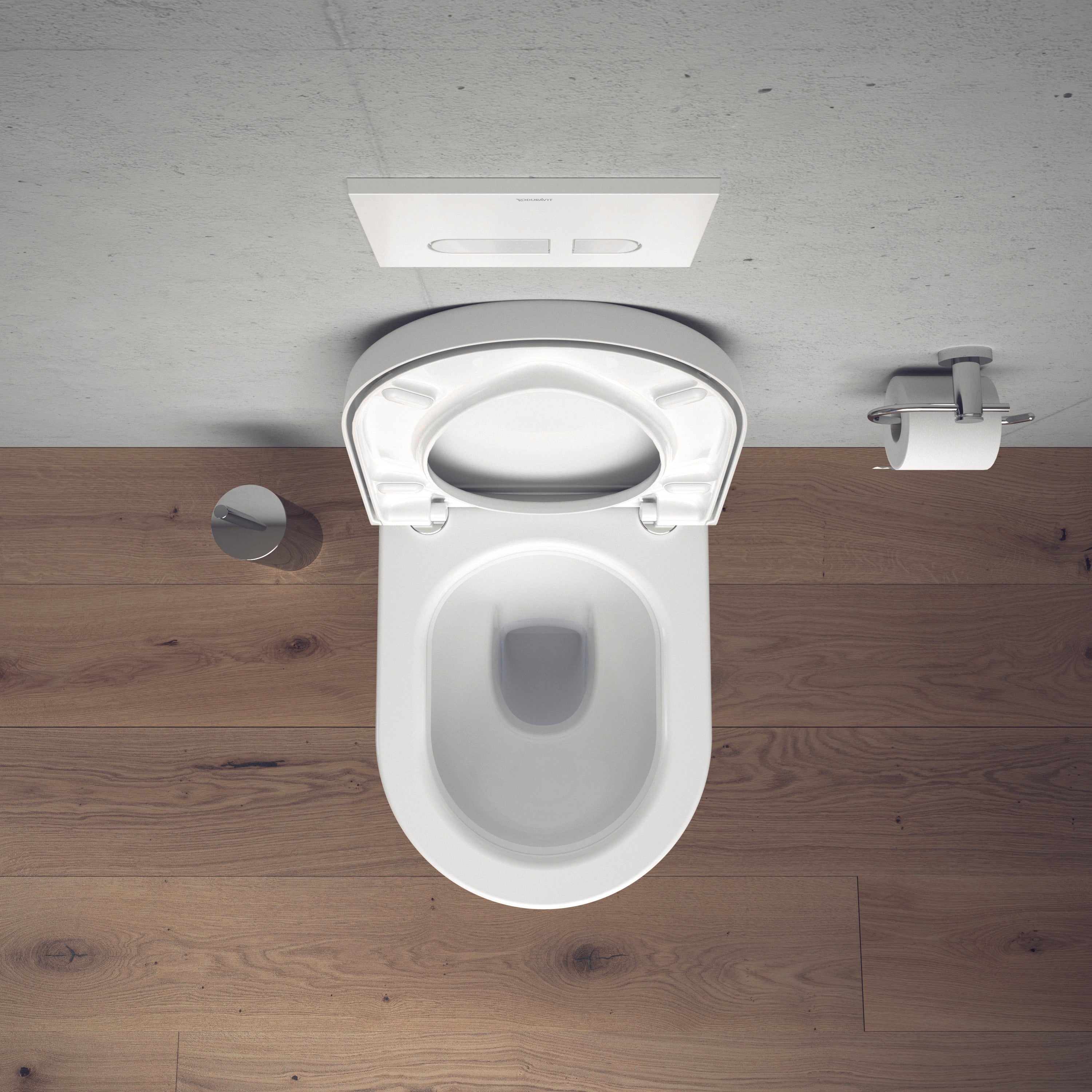 Starck 3 Elongated Slow Close Toilet Seat in White