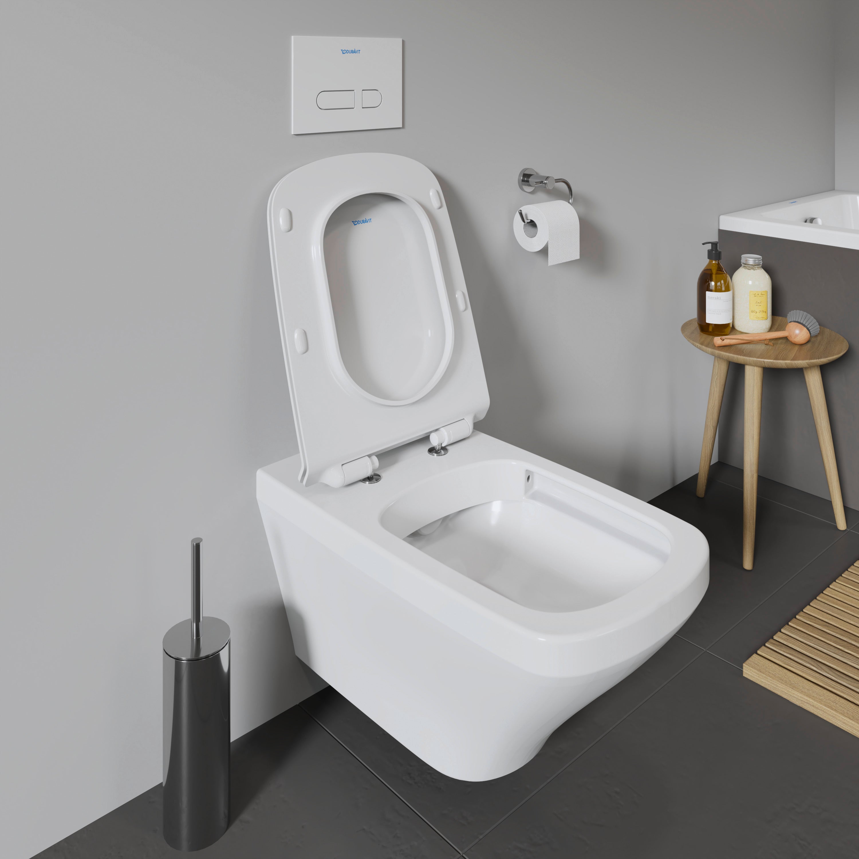 DuraStyle Elongated Slow Close Toilet Seat in White