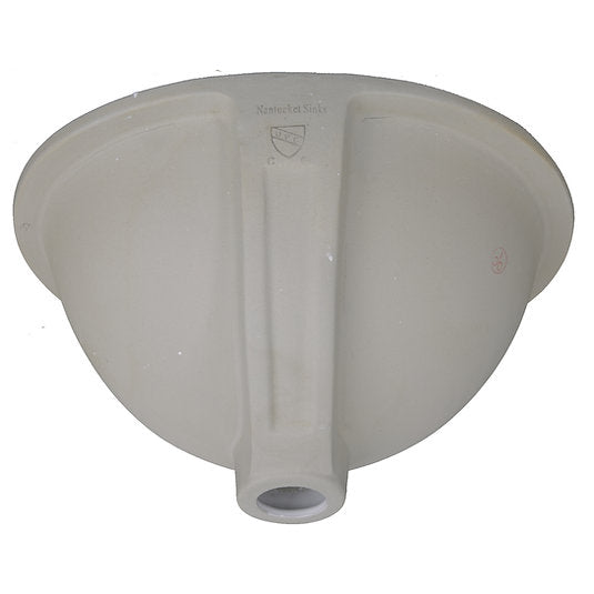 Alternate Image for Nantucket Sinks Great Point 15" x 12.125" Oval Undermount Ceramic - Vitreous China Bathroom Sink, Biscuit, UM-13x10-B