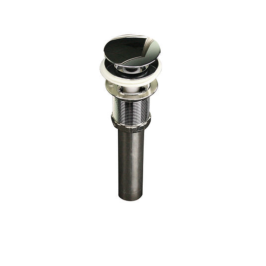 Alternate Image for Nantucket Sinks Chrome Finish Umbrella Drain With Overflow NS-UDC-OF