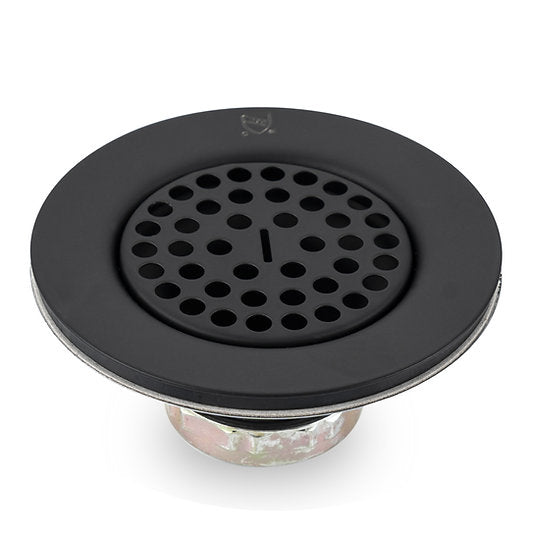 Nantucket Sinks 3 inch Utility Sink Grid Drain Matte Black, 3CHGRMBL