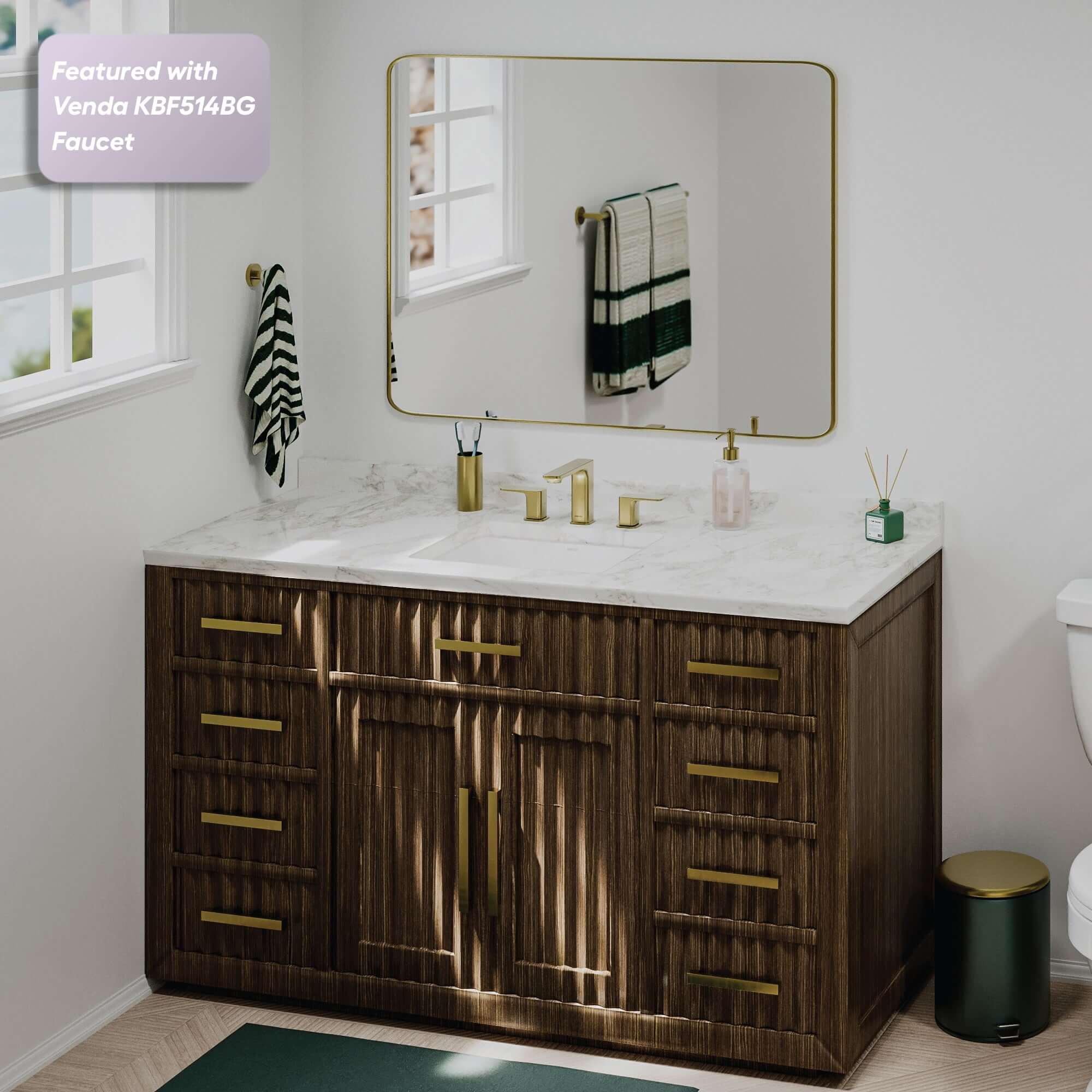 Karran Valera 14.875" x 18.125" Rectangular Undermount Vitreous China ADA Bathroom Sink, White, VC-112-WH