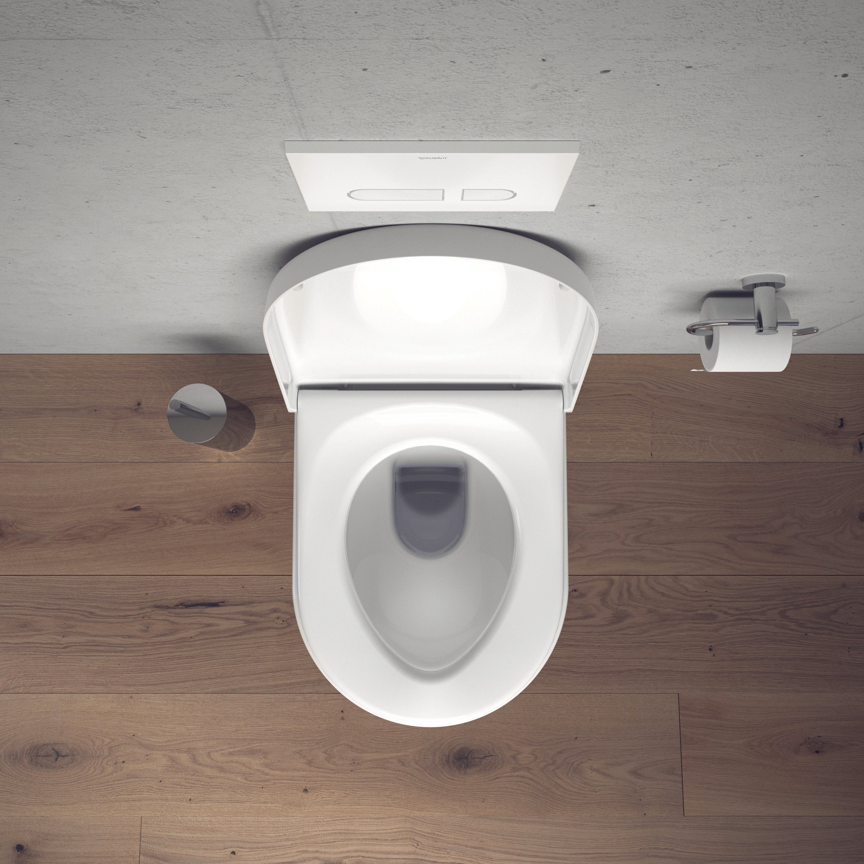 Starck 3 Elongated Slow Close Toilet Seat in White