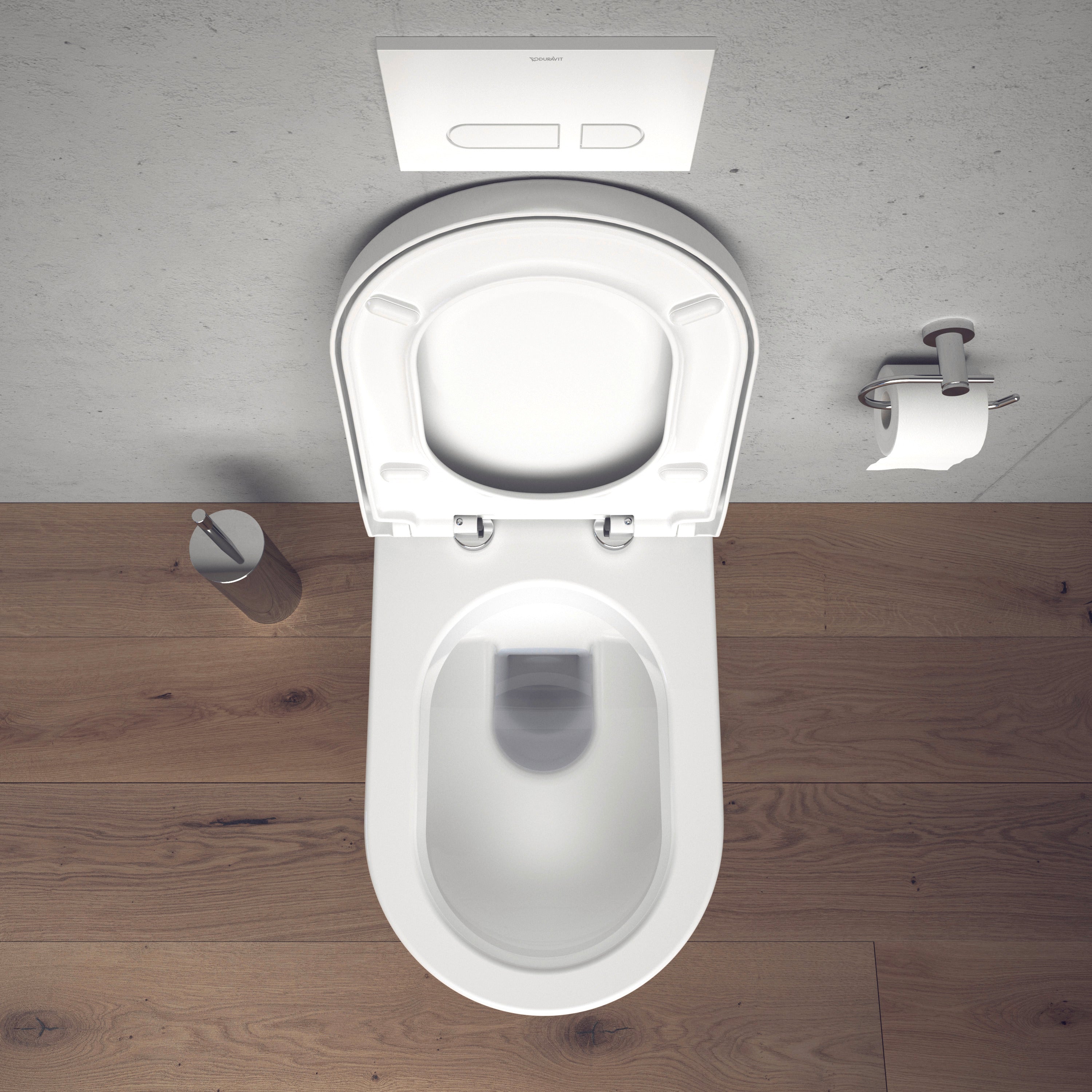 Starck 3 Elongated Slow Close Toilet Seat in White