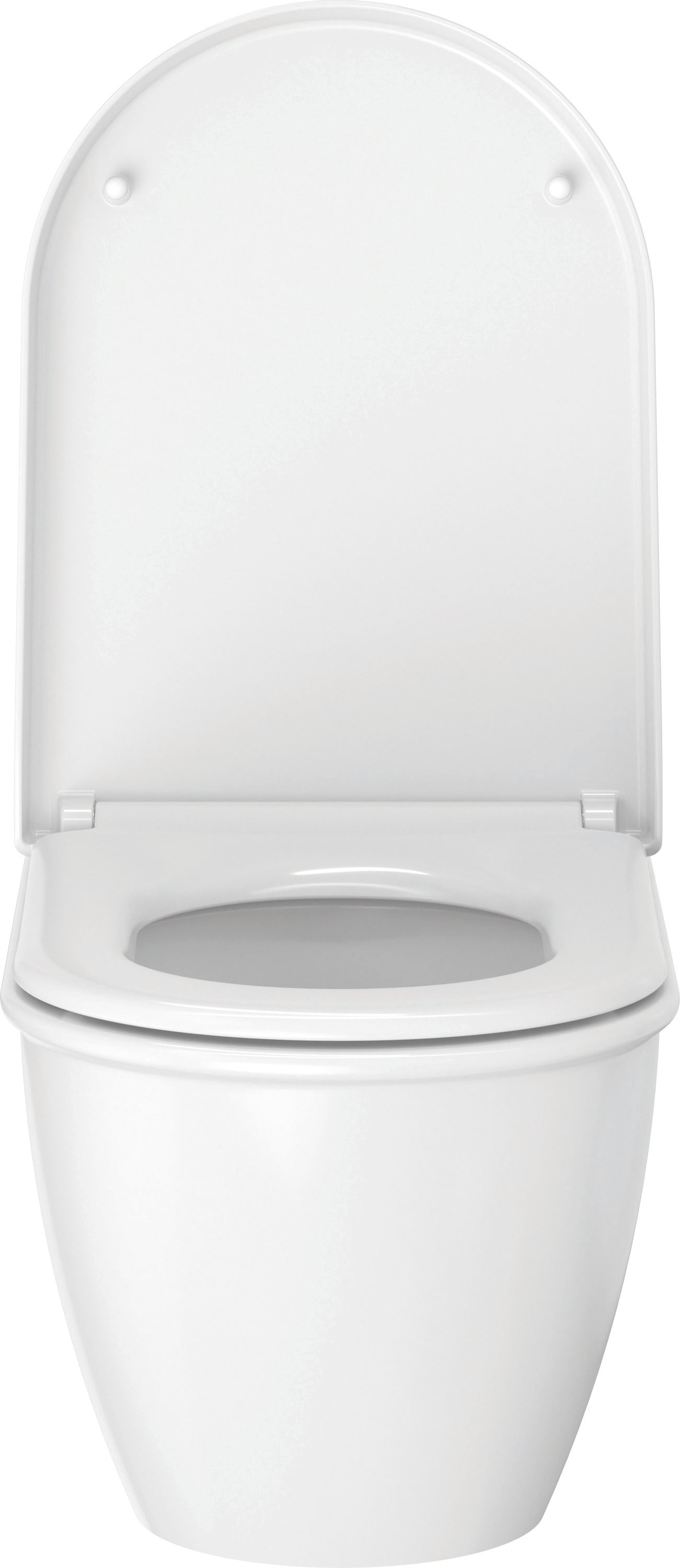 Starck 3 Elongated Slow Close Toilet Seat in White