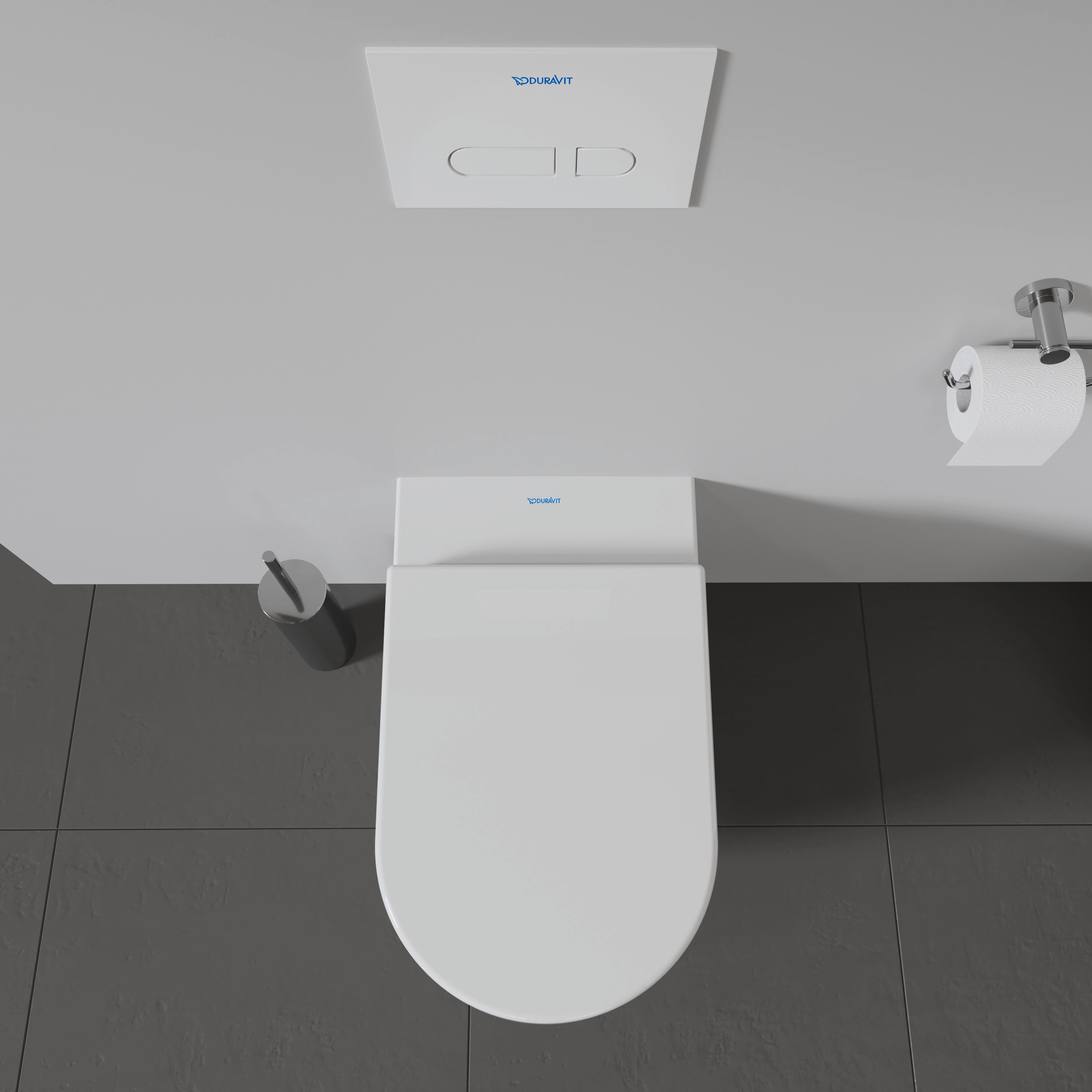 Starck 3 Elongated Slow Close Toilet Seat in White
