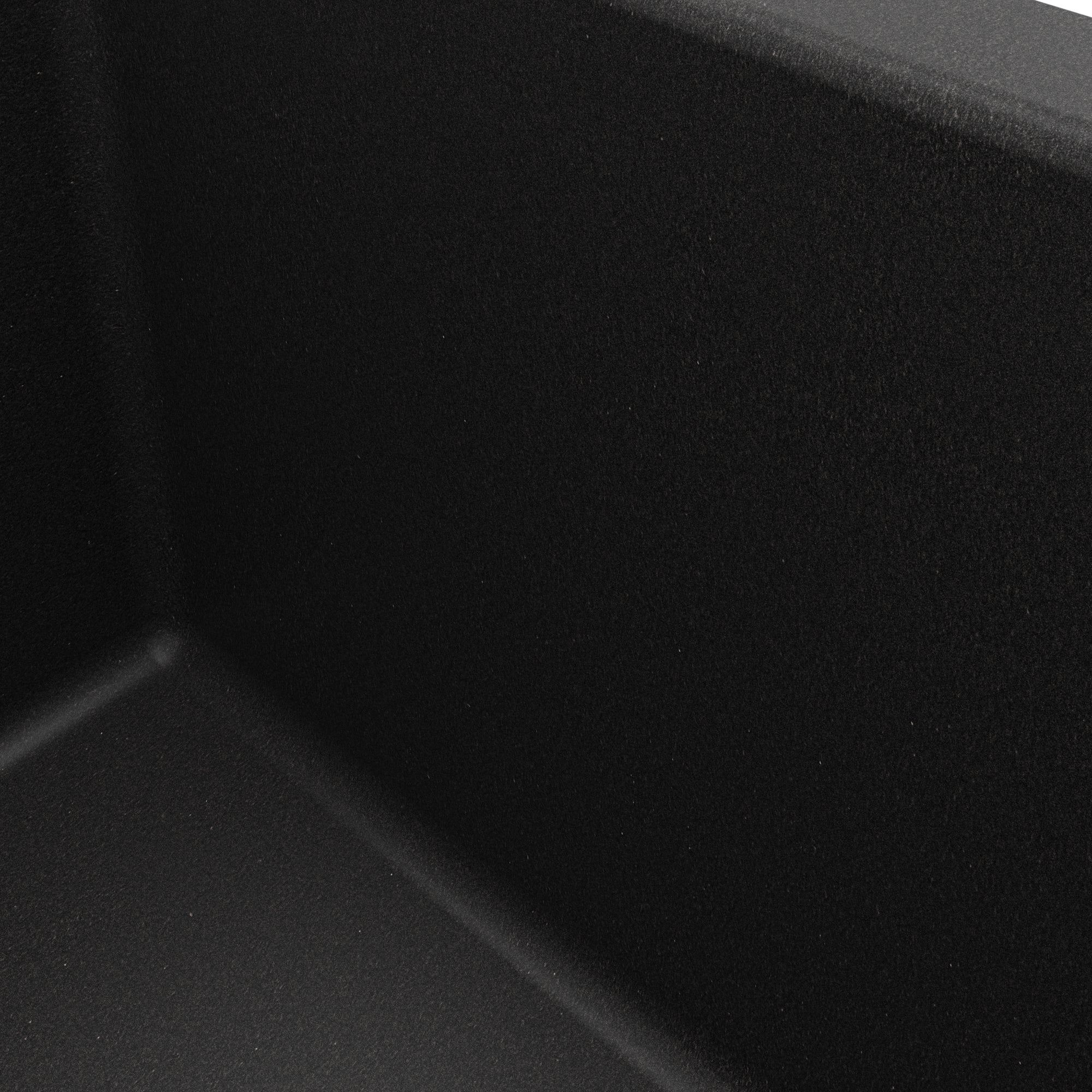 Alternative View of Karran 25" Drop In/Topmount Quartz Composite Kitchen Sink, Black, QT-820-BL