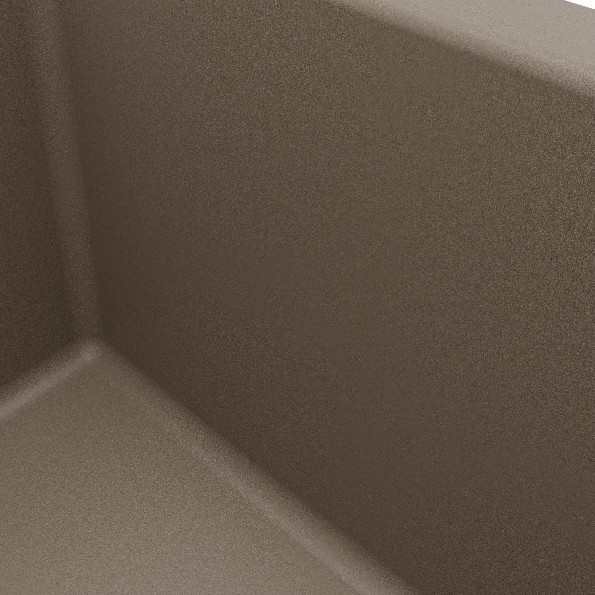 Alternative View of Karran 25" Drop In/Topmount Quartz Composite Kitchen Sink, Concrete, QT-820-CN