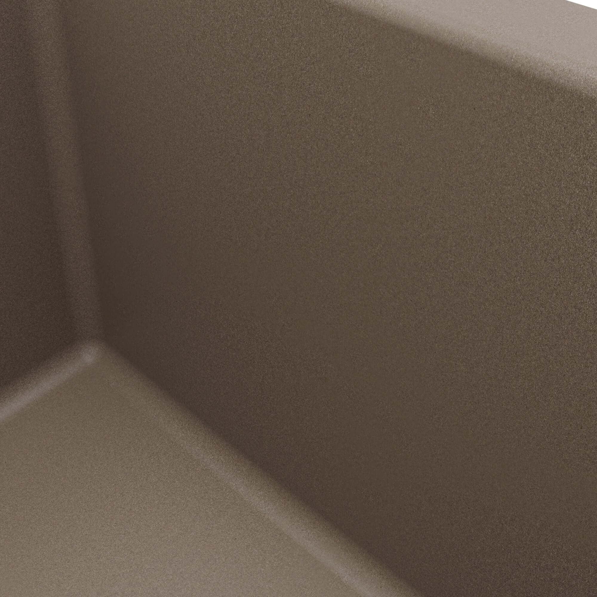 Alternative View of Karran 25" Drop In/Topmount Quartz Composite Kitchen Sink, Concrete, QT-820-CN