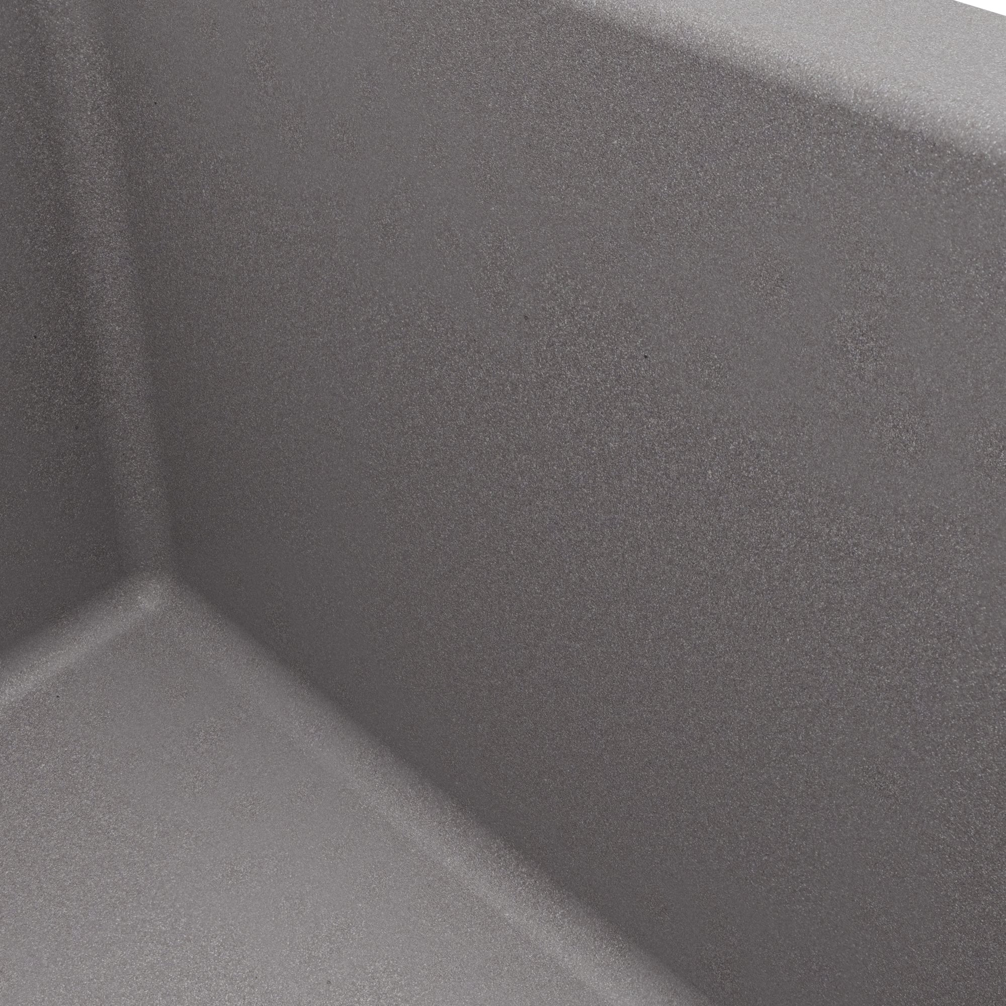 Alternative View of Karran 25" Drop In/Topmount Quartz Composite Kitchen Sink, Grey, QT-820-GR