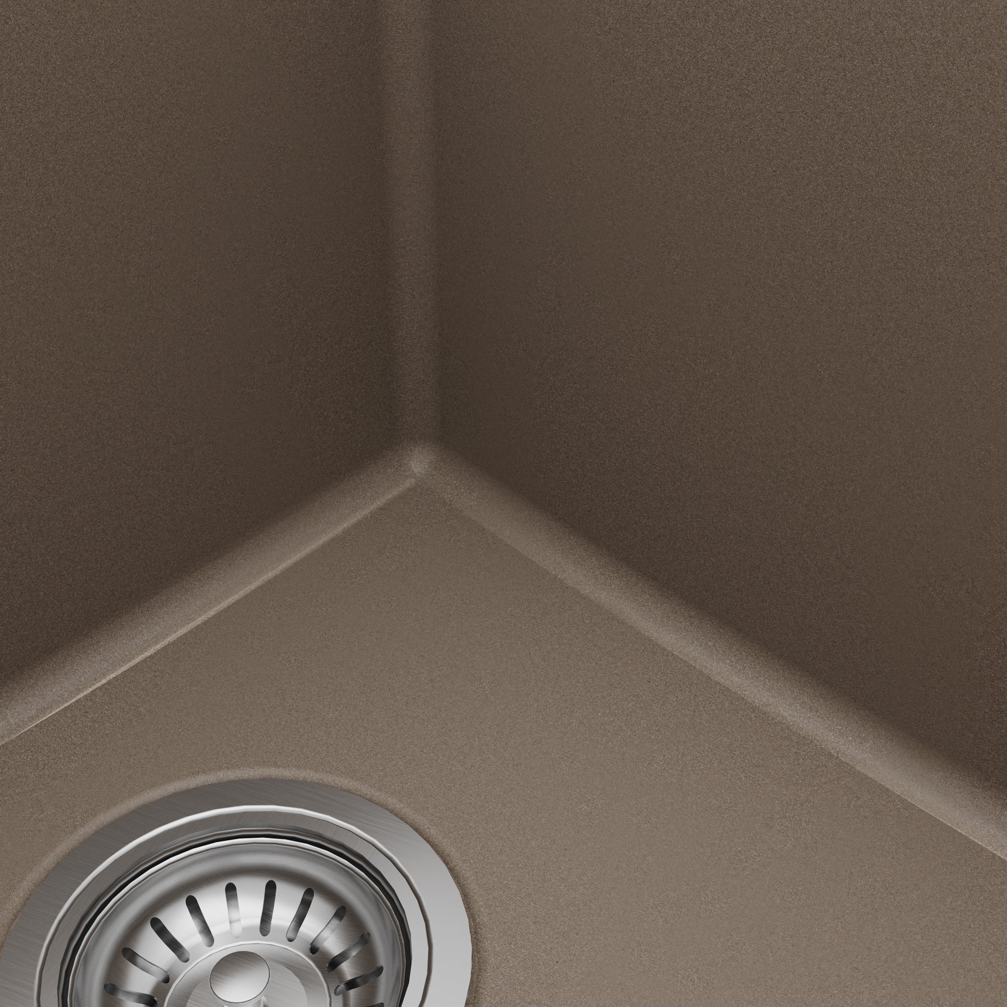 Alternative View of Karran 32" Undermount Quartz Composite Kitchen Sink with Accessories, 50/50 Double Bowl, Concrete, QU-810-CN-PK1