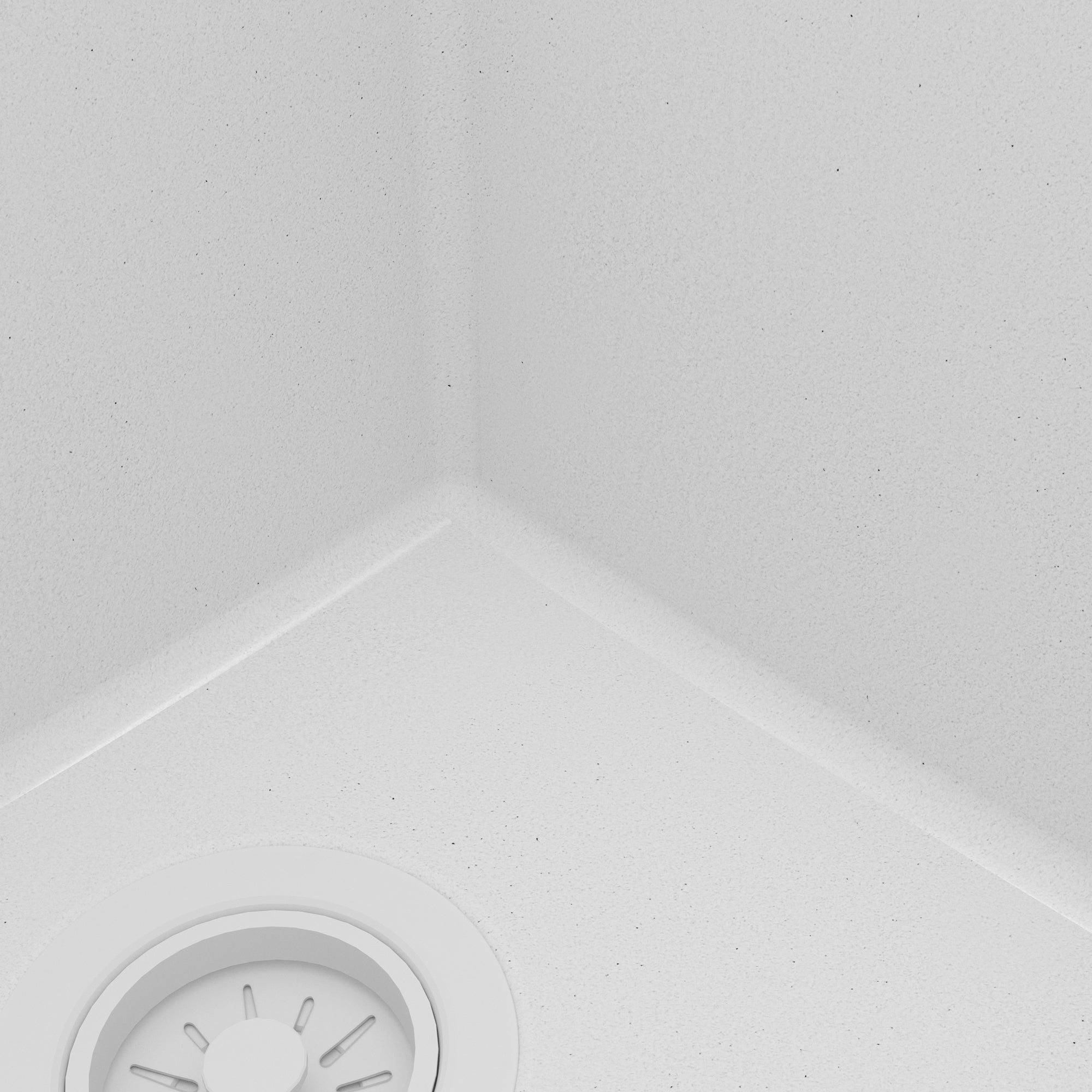 Alternative View of Karran 32" Undermount Quartz Composite Kitchen Sink, 50/50 Double Bowl, White, QU-810-WH