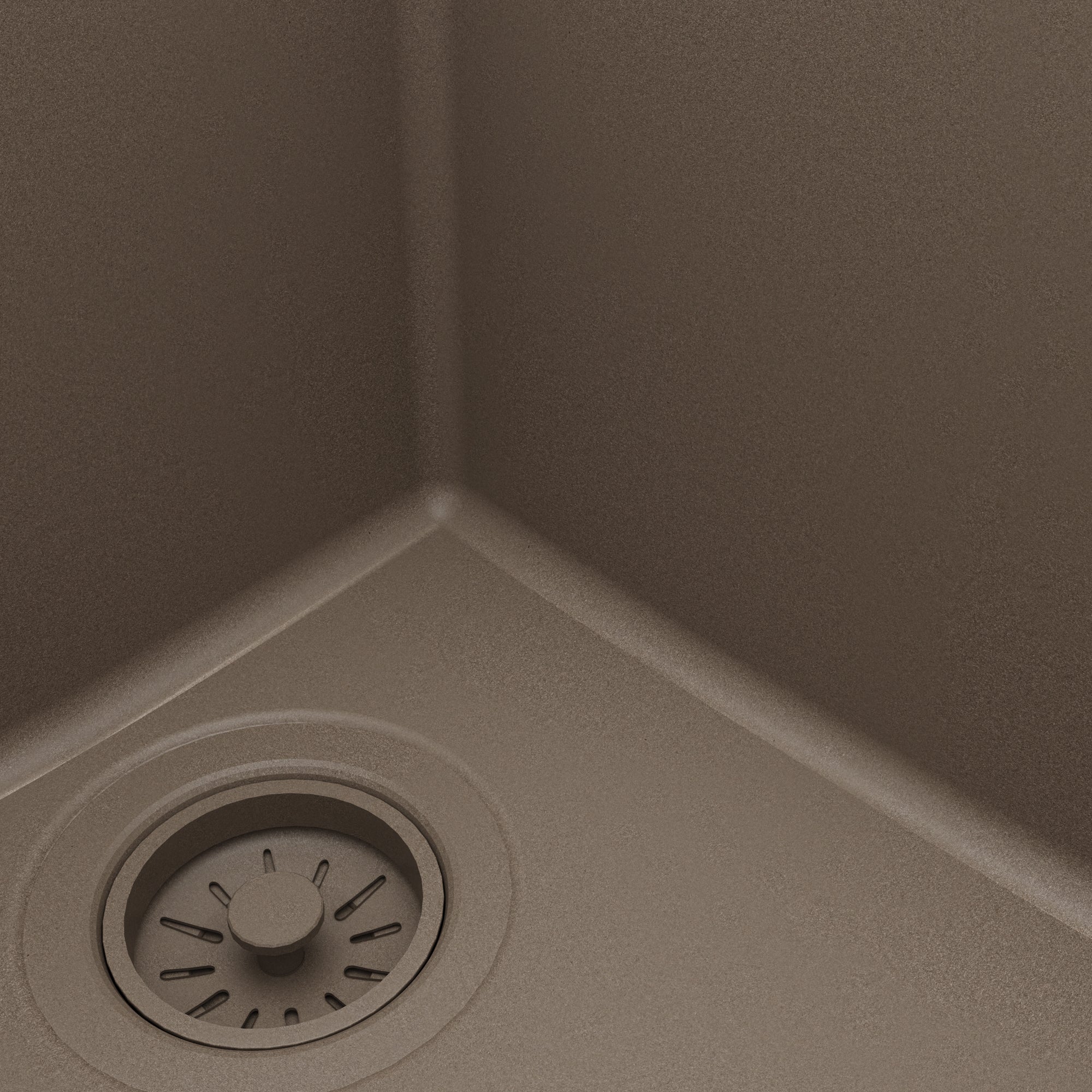 Alternative View of Karran 32" Undermount Quartz Composite Kitchen Sink, 60/40 Double Bowl, Concrete, QU-811-CN