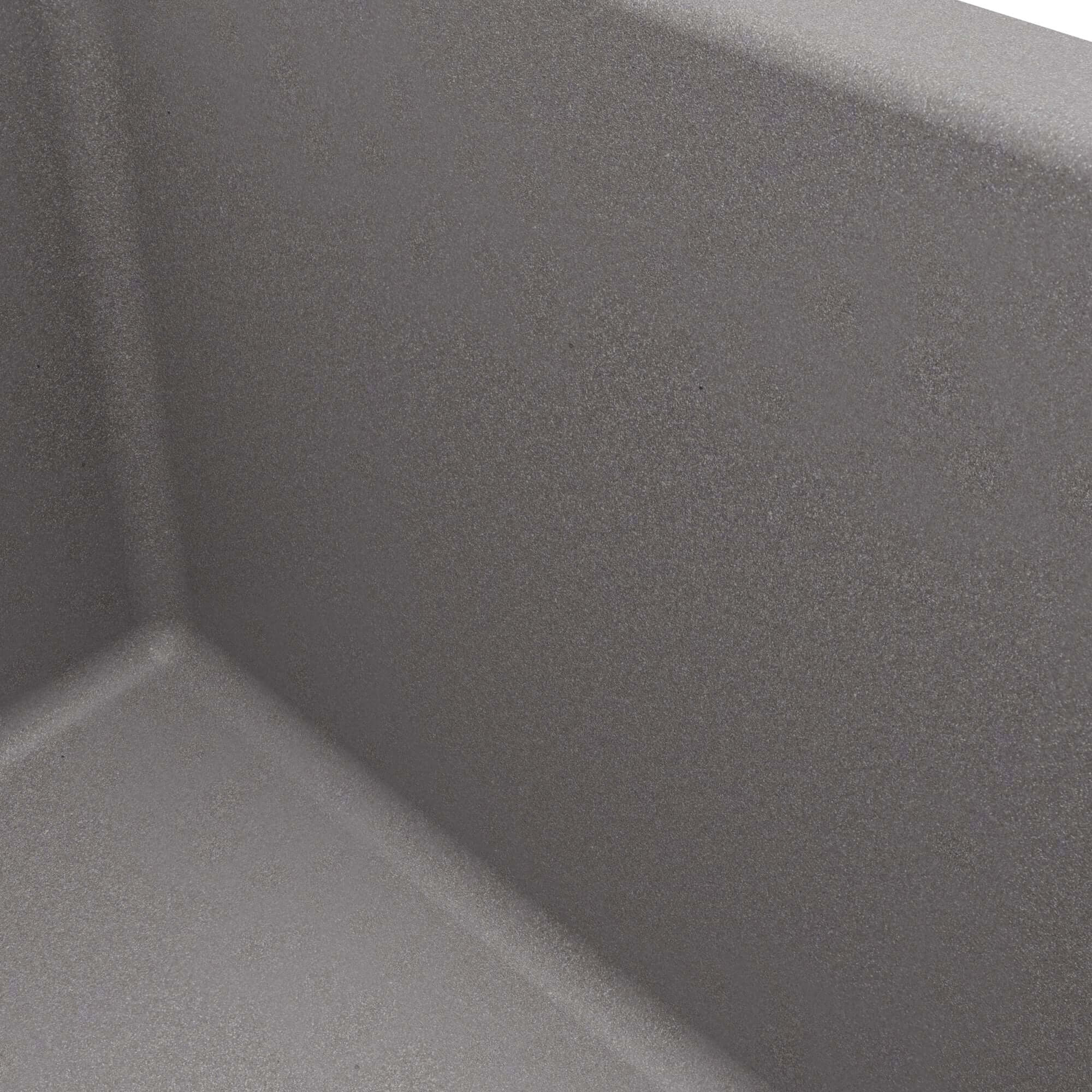Alternative View of Karran 24" Undermount Quartz Composite Kitchen Sink, Grey, QU-820-GR