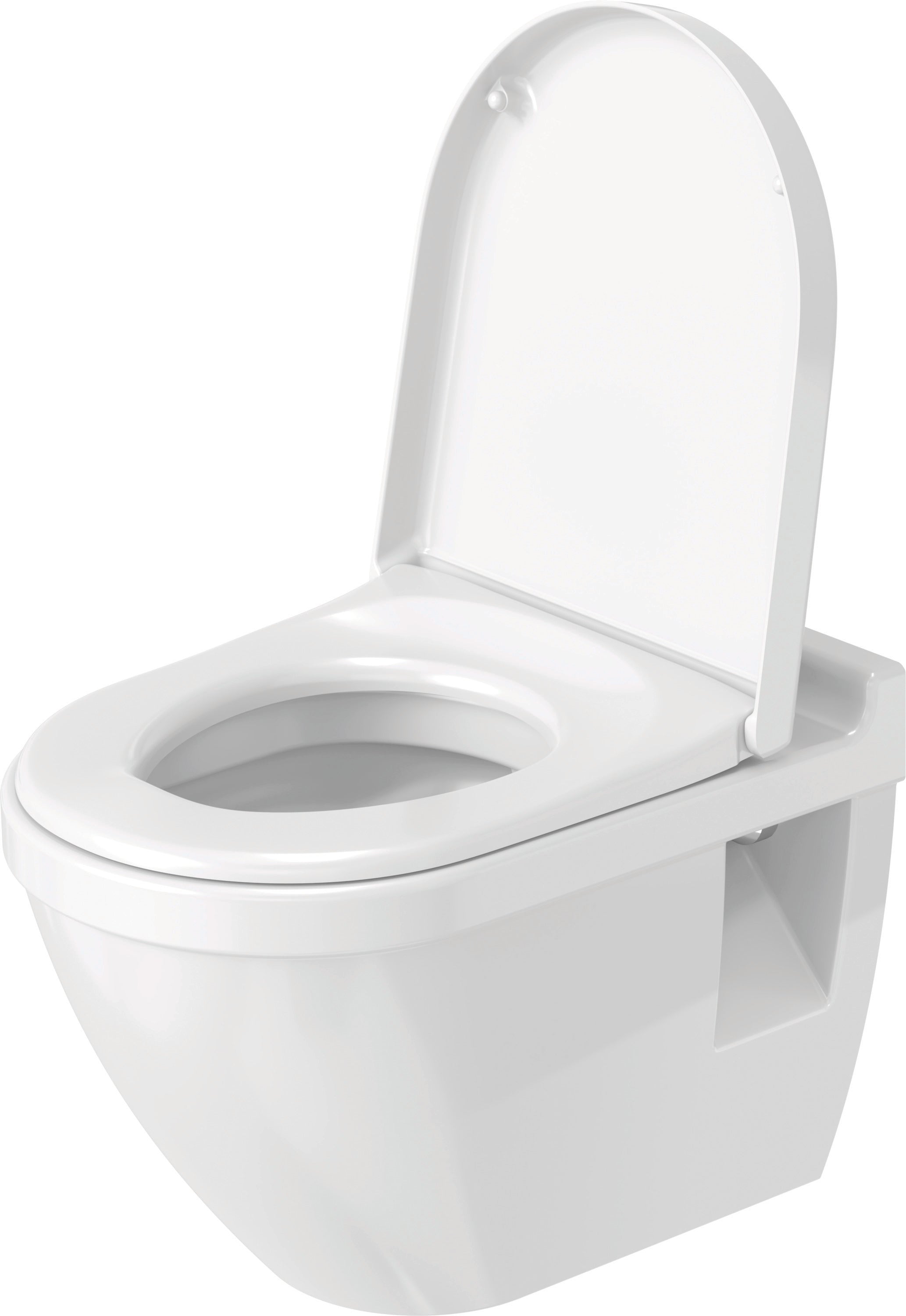 Starck 3 Elongated Slow Close Toilet Seat in White