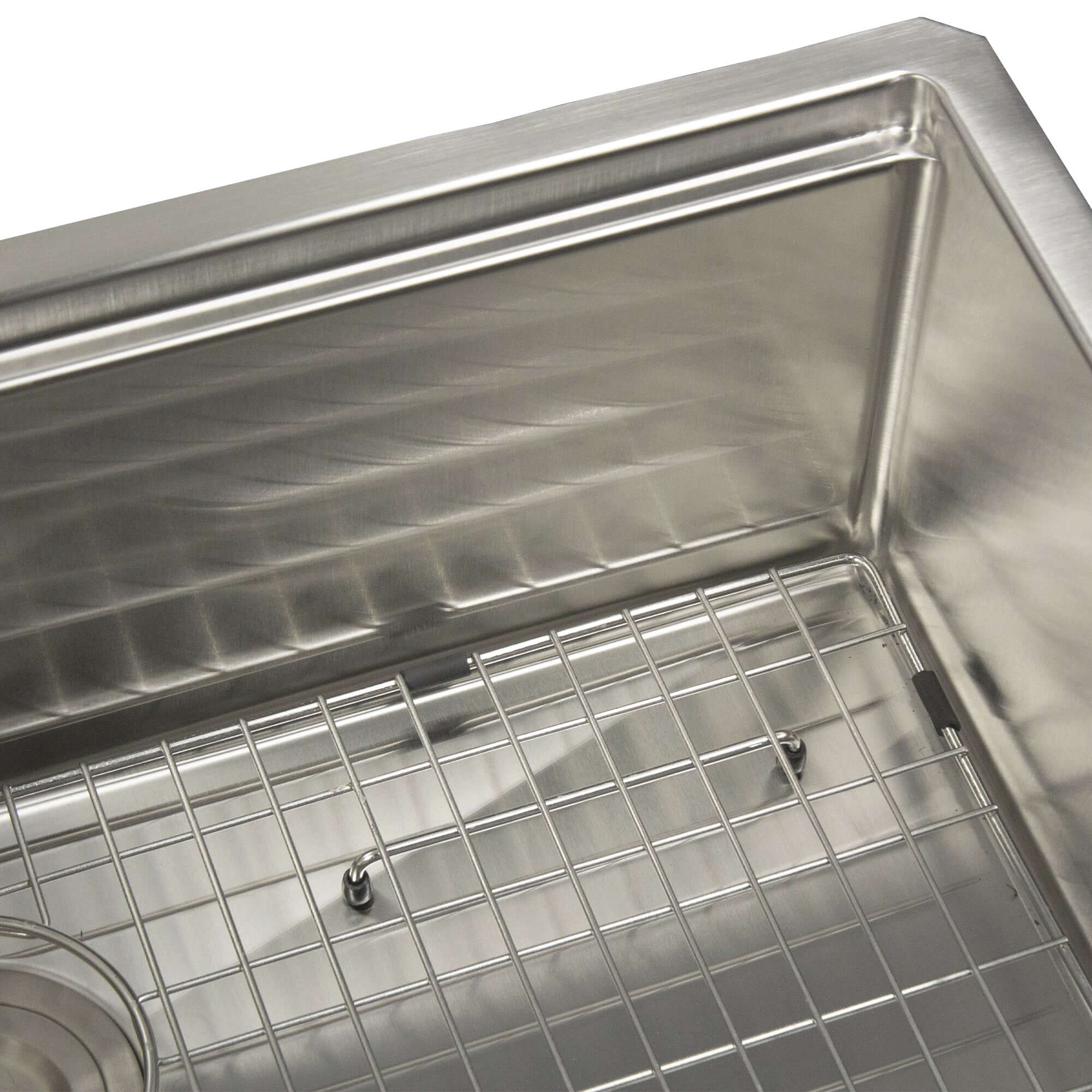 Nantucket Sinks All Weather 32" Undermount 316 Marine Grade Stainless Steel Kitchen Sink with Accessories, 16 Gauge, AW-PS-3219-16