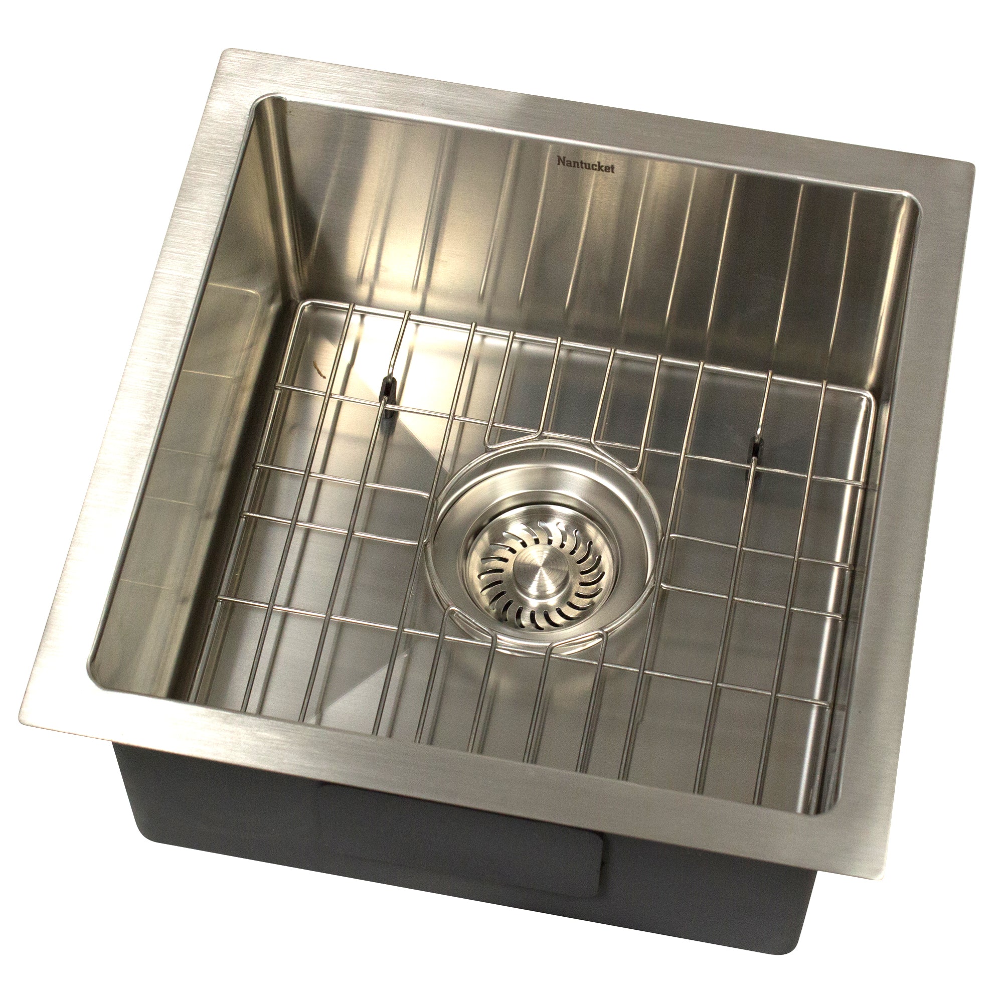 Nantucket sinks all weather 15 316 marine grade stainless steel kitchen sink with accessories 16 gauge alternate product image