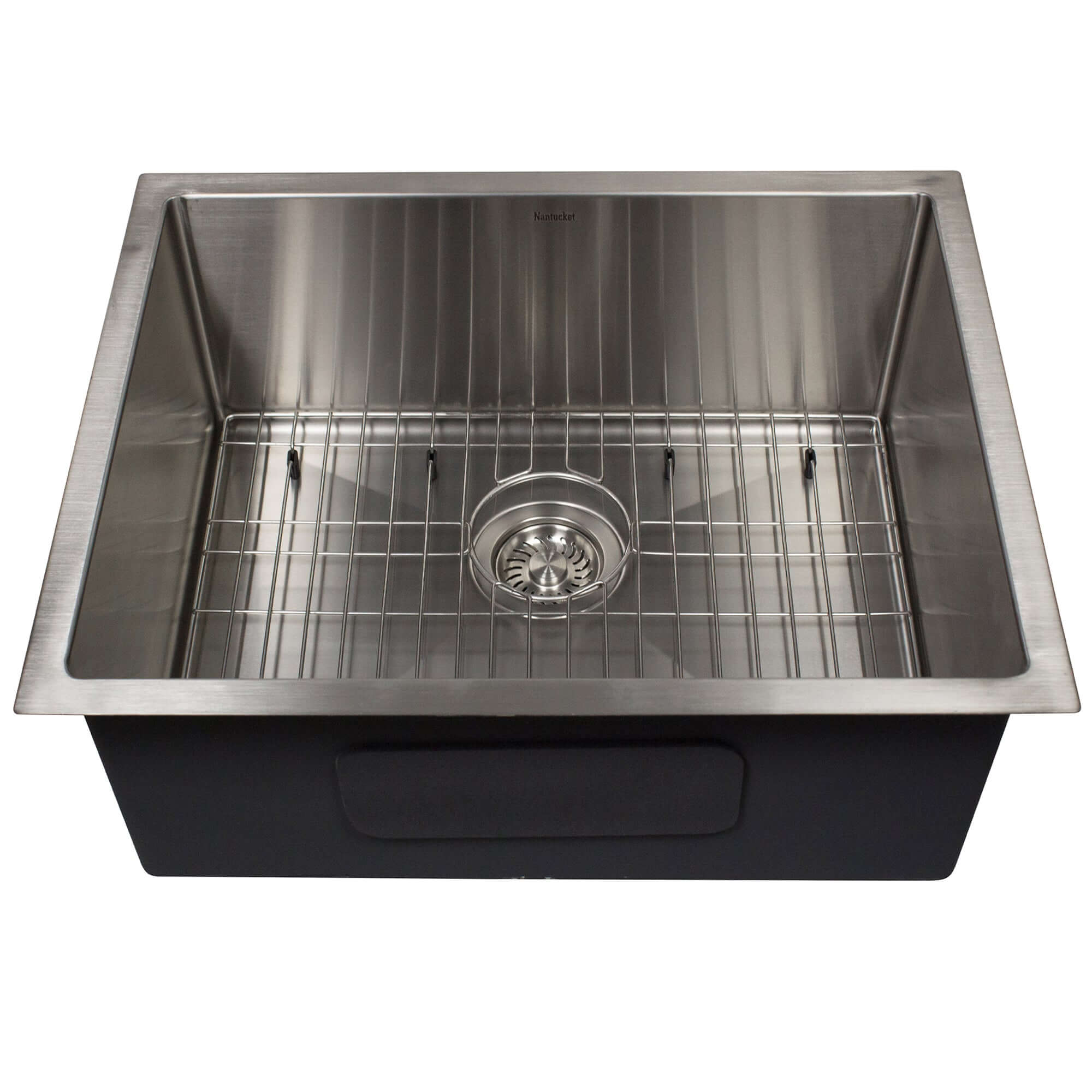 Nantucket Sinks All Weather 23" Undermount 316 Marine Grade Stainless Steel Kitchen Sink with Accessories, 16 Gauge, AW2318-16
