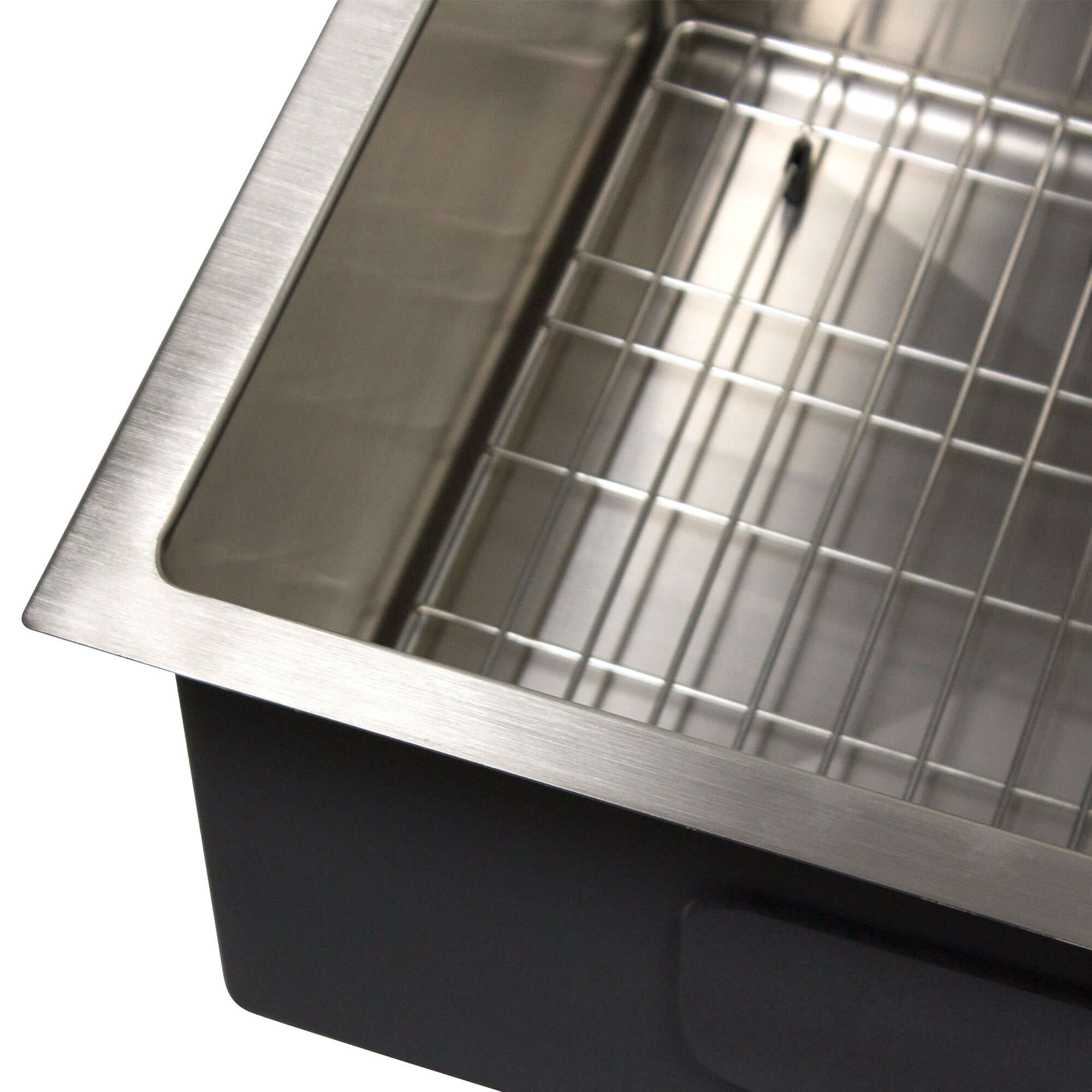 Nantucket Sinks All Weather 23" Undermount 316 Marine Grade Stainless Steel Kitchen Sink with Accessories, 16 Gauge, AW2318-16