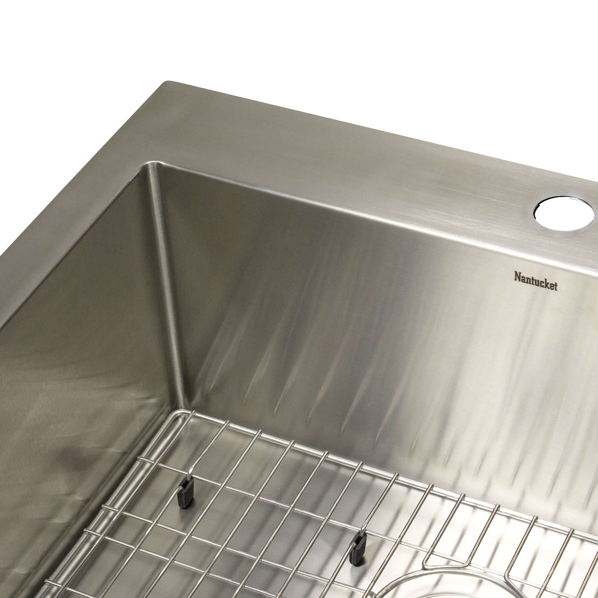 Nantucket sinks all weather 25 316 marine grade stainless steel kitchen sink with accessories 16 gauge alternate product image