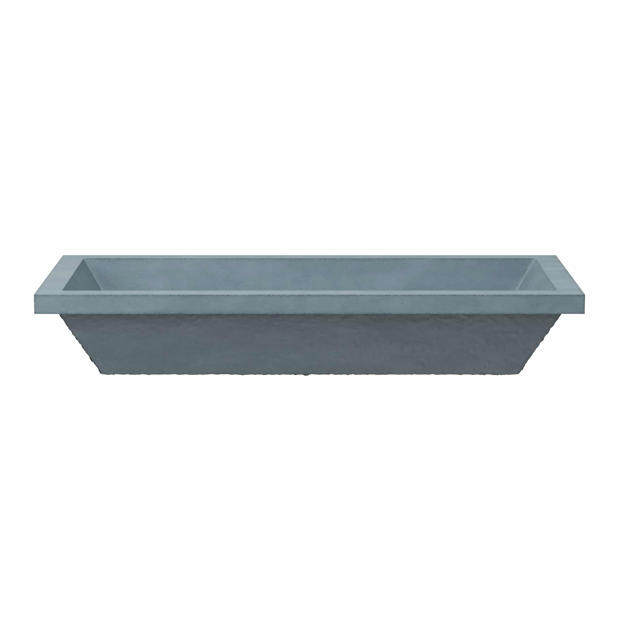Native Trails Arcata 31" x 15" Rectangle Undermount NativeStone Concrete Bathroom Sink, Ocean, NSL3115-O Product Image
