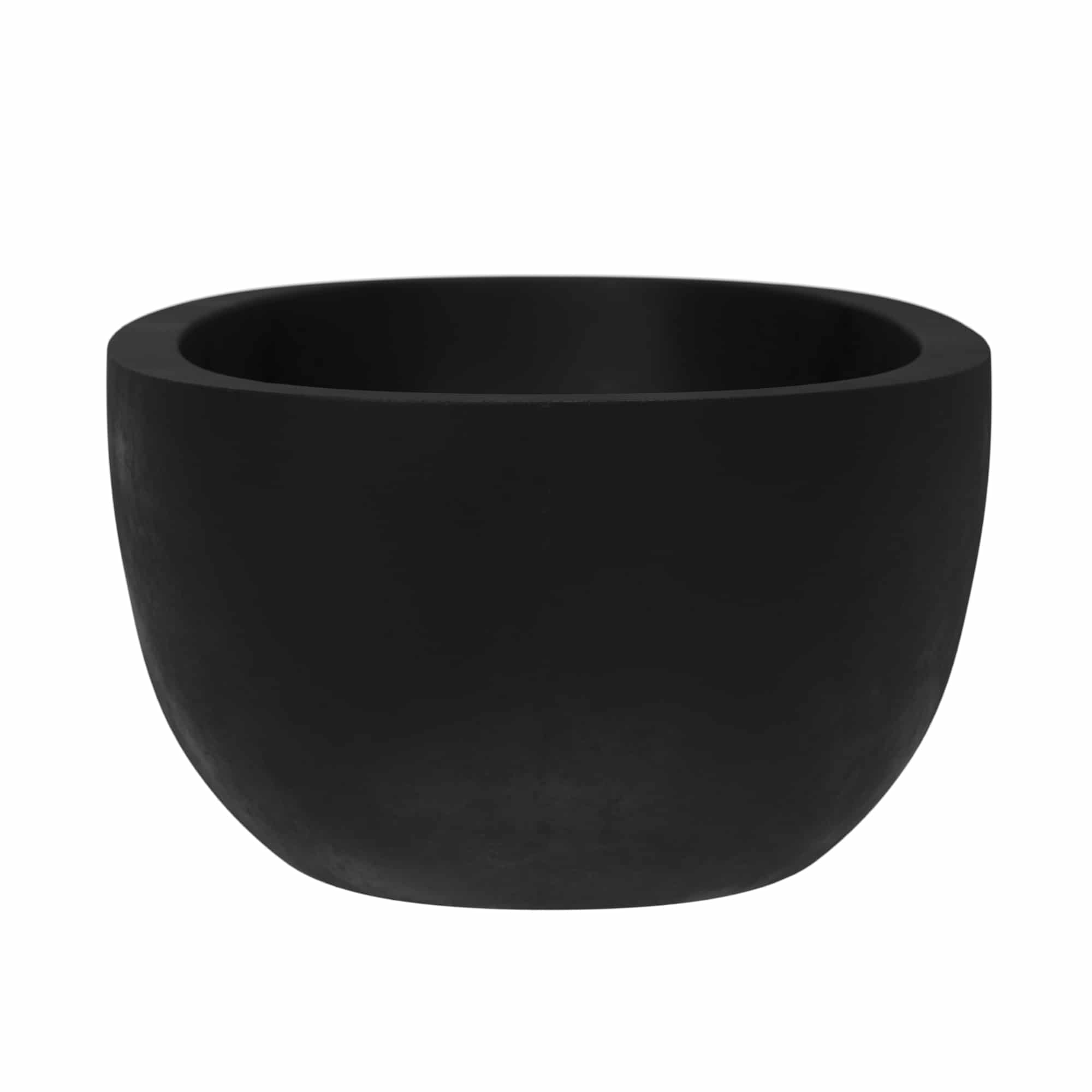 Native Trails 62" NativeStone Concrete Avalon Freestanding Bathtub, Charcoal, NST6236-C