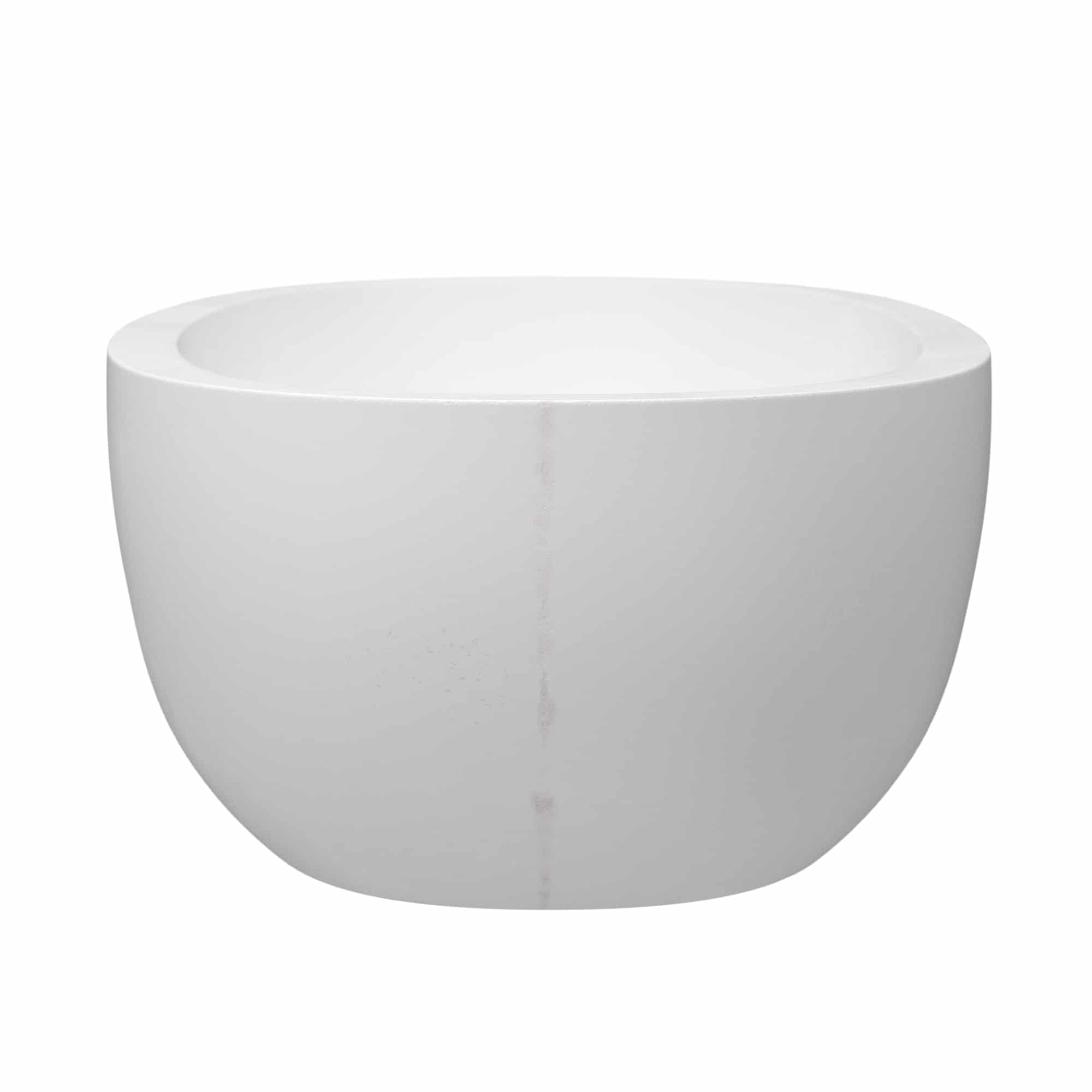 Native Trails 62" NativeStone Concrete Avalon 62" Bathtub, Pearl, NST6236-P