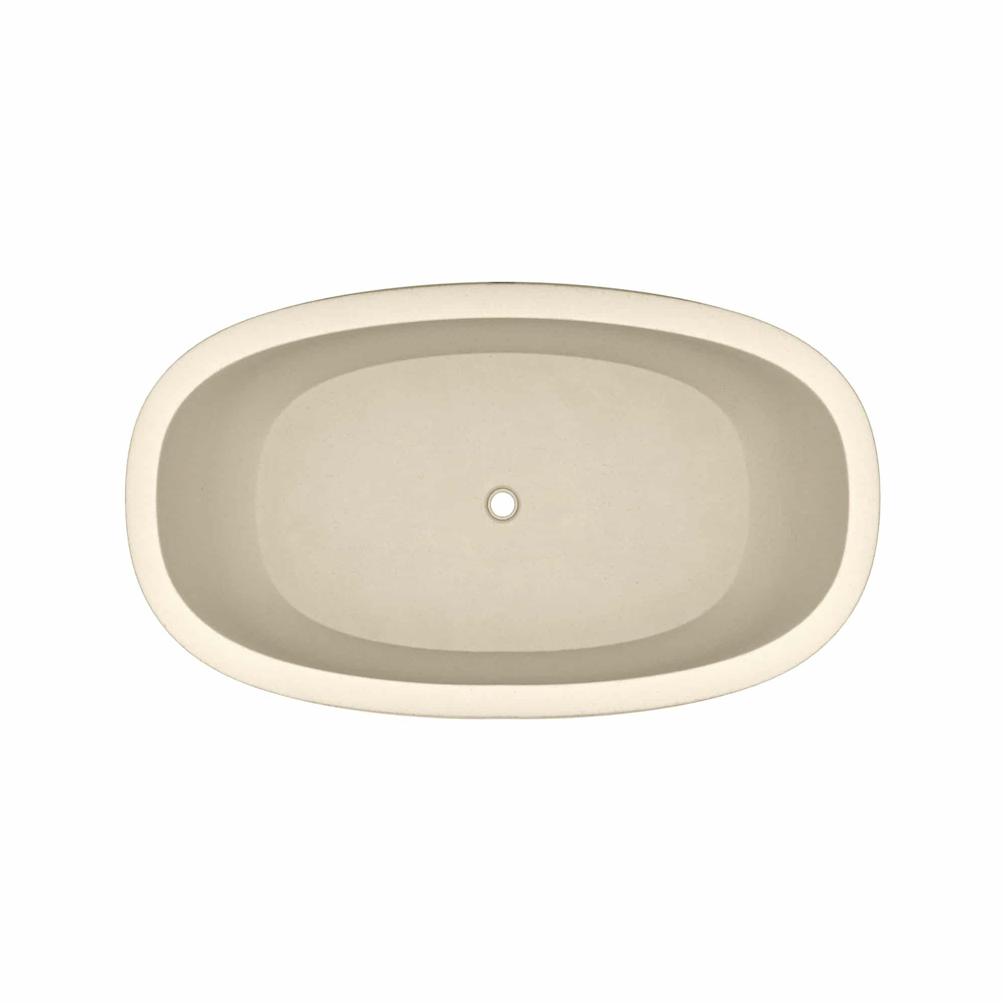 Native Trails 62" NativeStone Concrete Avalon Freestanding Bathtub, Sand, NST6236-D