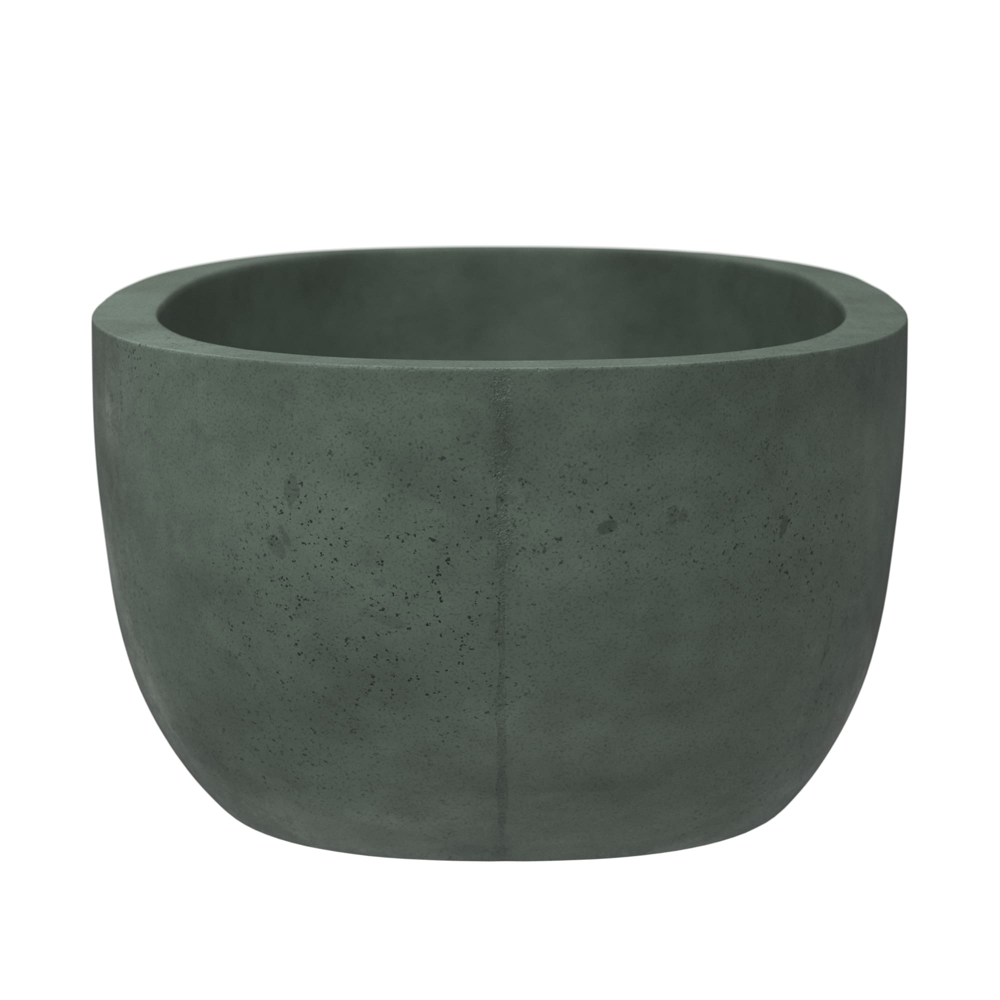 Native Trails 66" NativeStone Concrete Avalon Freestanding Bathtub, Forest, NST6636-F