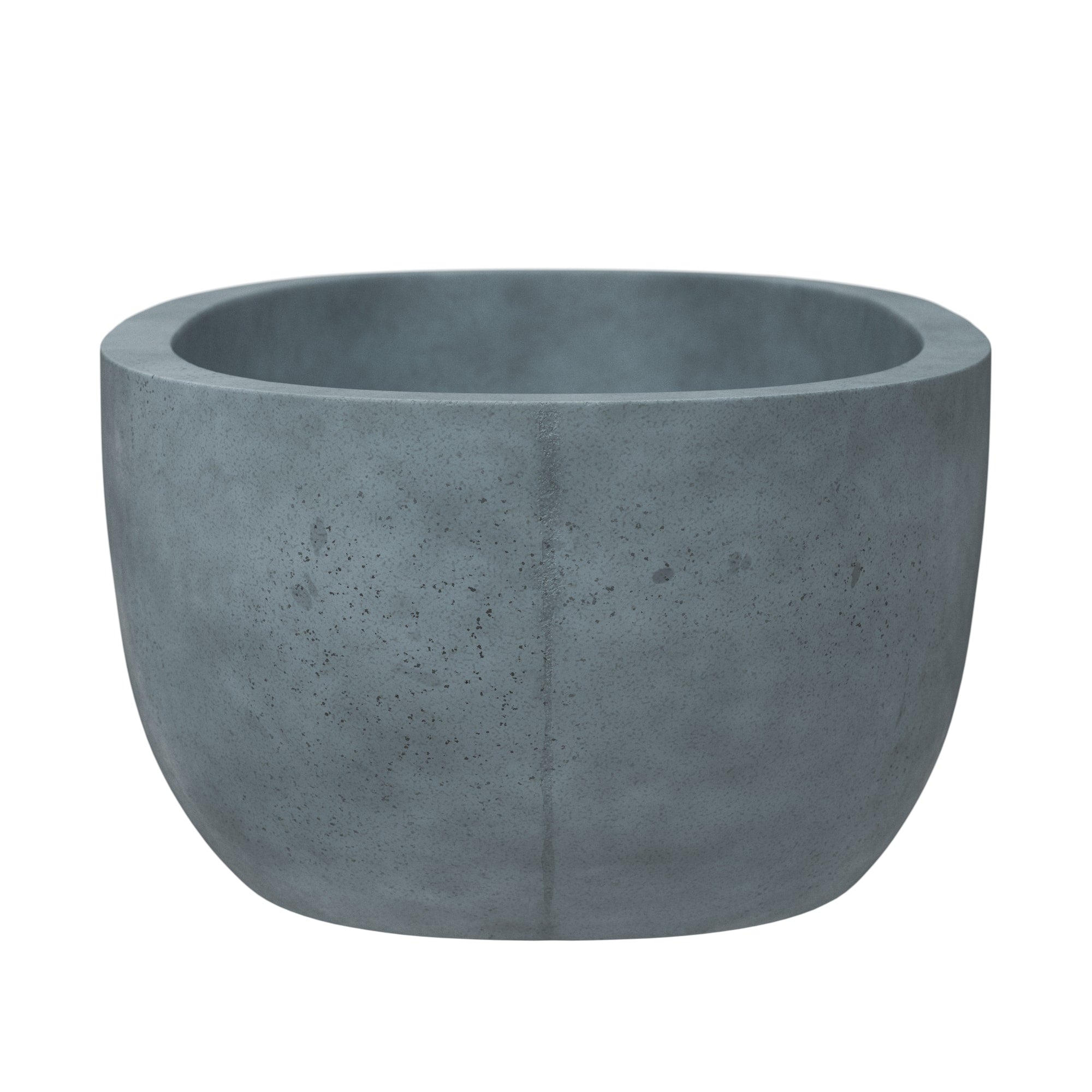 Native Trails 66" NativeStone Concrete Avalon Freestanding Bathtub, Ocean, NST6636-O Product Image