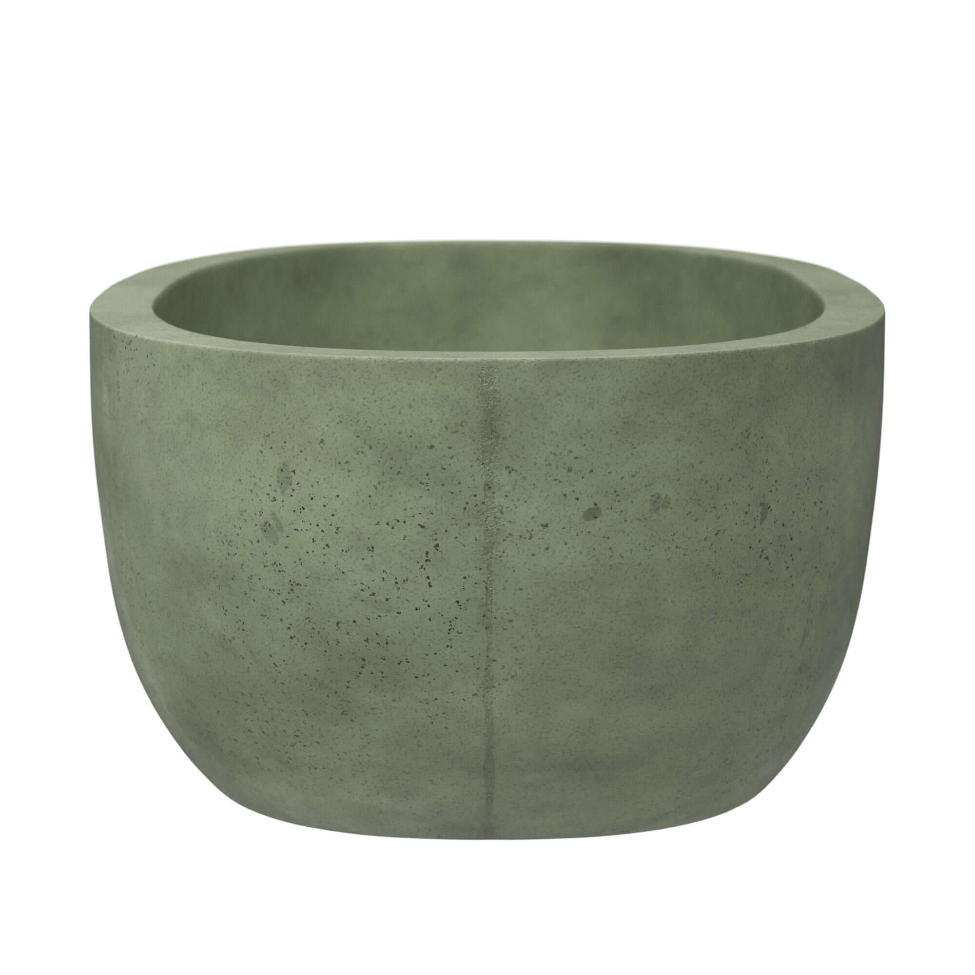 Native Trails 66" NativeStone Concrete Avalon Freestanding Bathtub, Sage, NST6636-G Product Image