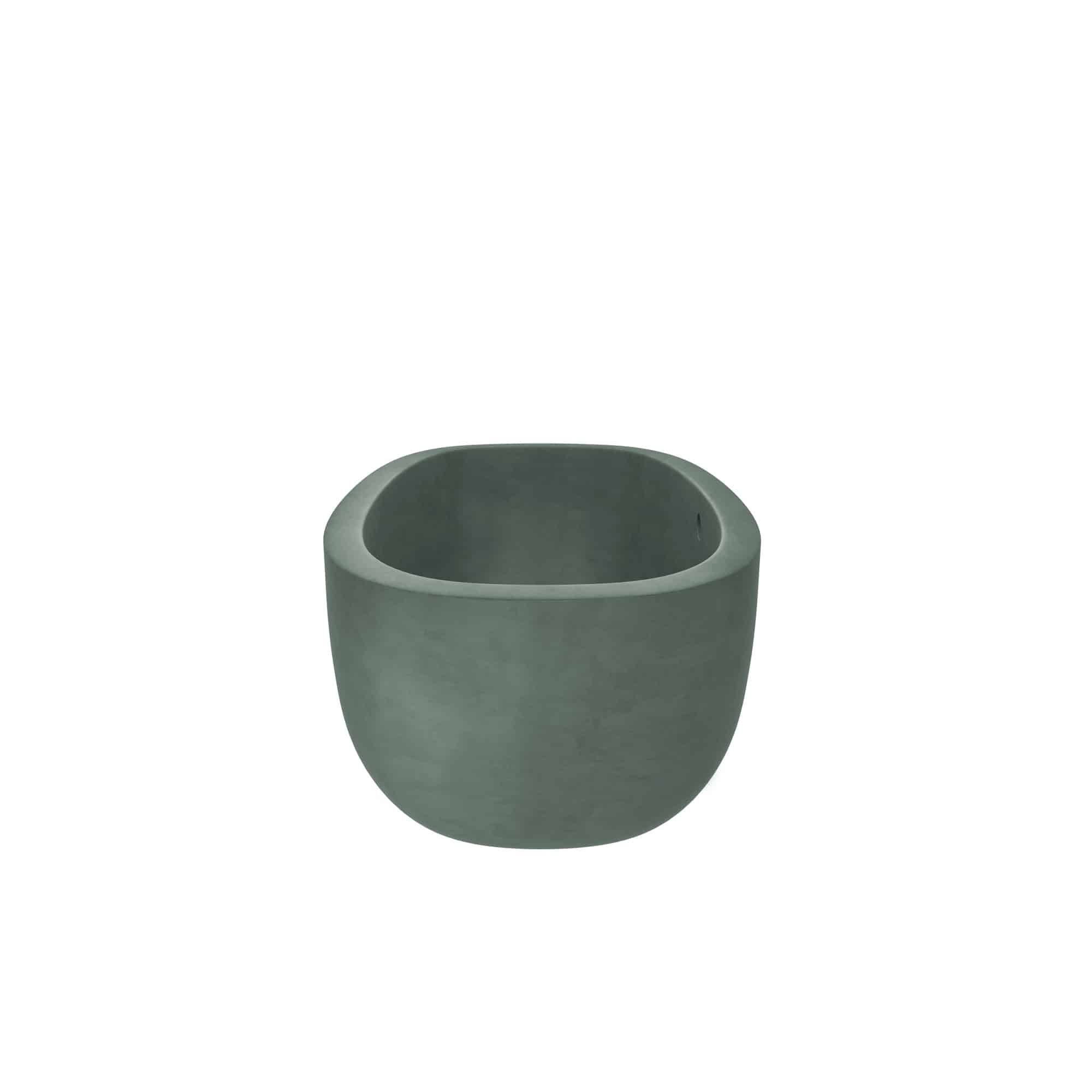 Native Trails 72" NativeStone Concrete Avalon Freestanding Bathtub, Forest, NST7236-F Product Image