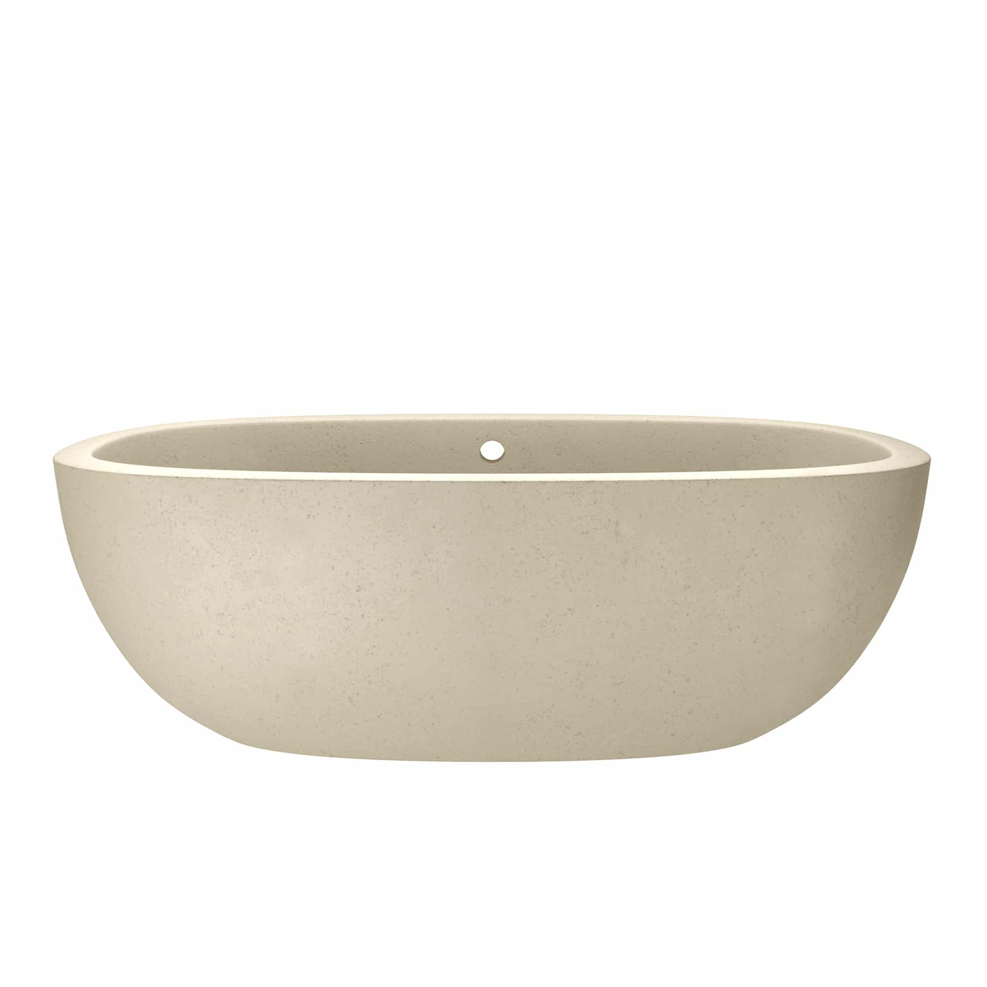 Native Trails 72" NativeStone Concrete Avalon Freestanding Bathtub, Sand, NST7236-D Product Image