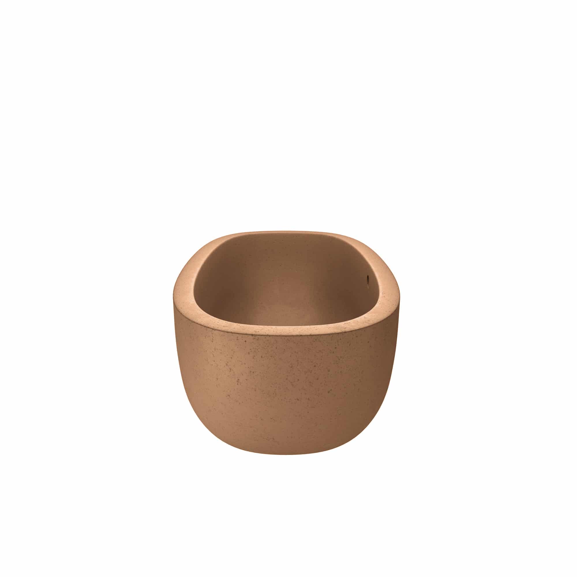 Native Trails 72" NativeStone Concrete Avalon Freestanding Bathtub, Terracotta, NST7236-T Product Image