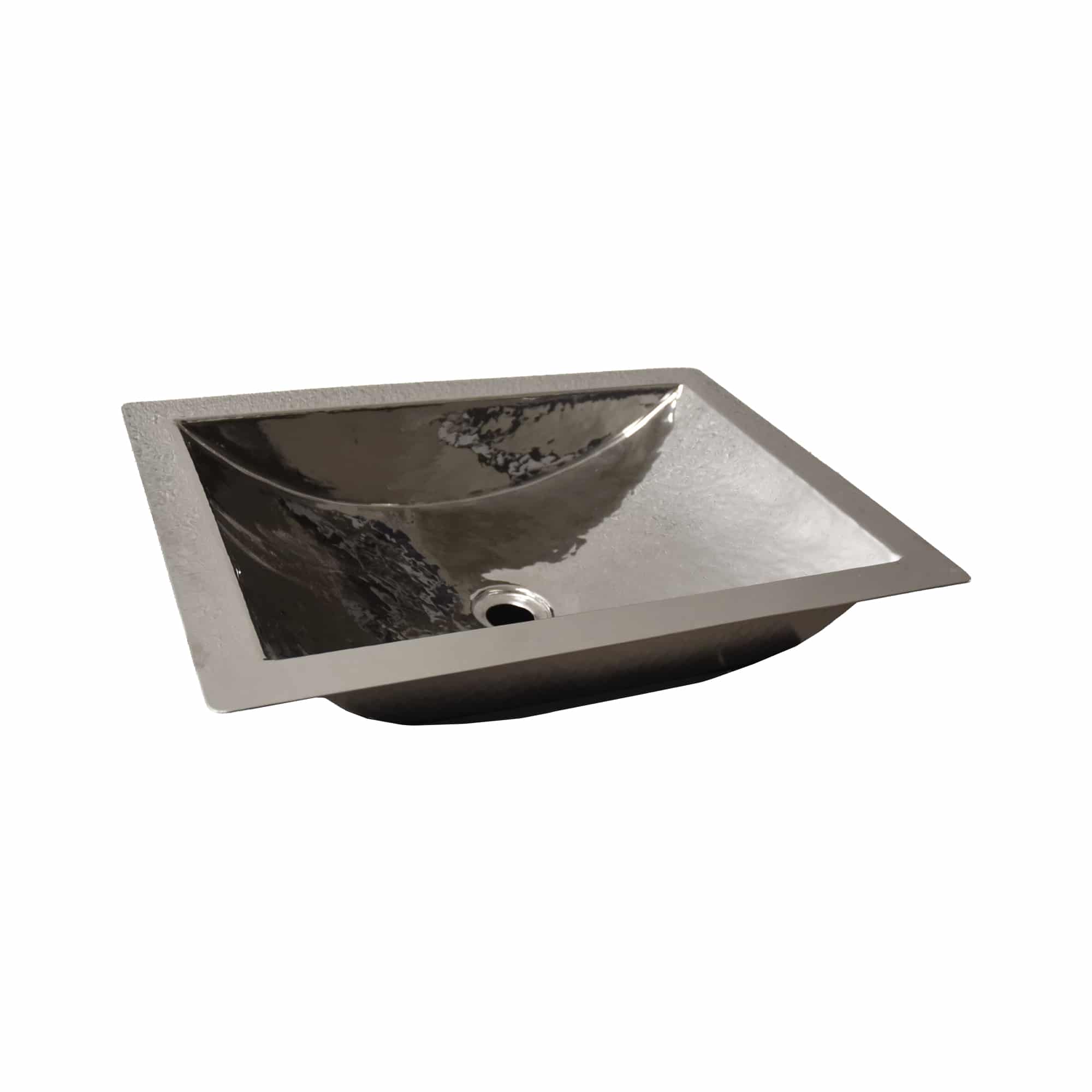 Native Trails Avila 21" Rectangular Undermount Nickel Bathroom Sink, Polished Nickel, CPS845-F