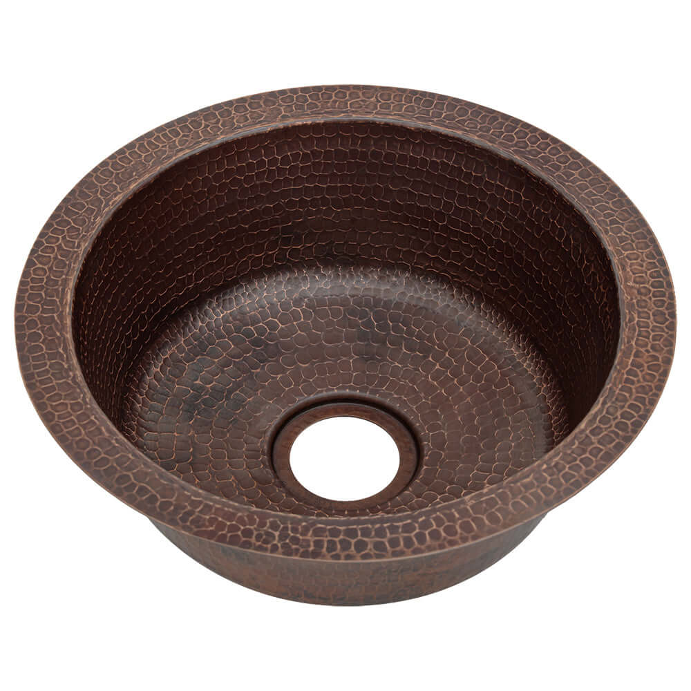 Alternate Image for Premier Copper Products 12" Copper Bar/Prep Sink, Oil Rubbed Bronze, BR12DB2