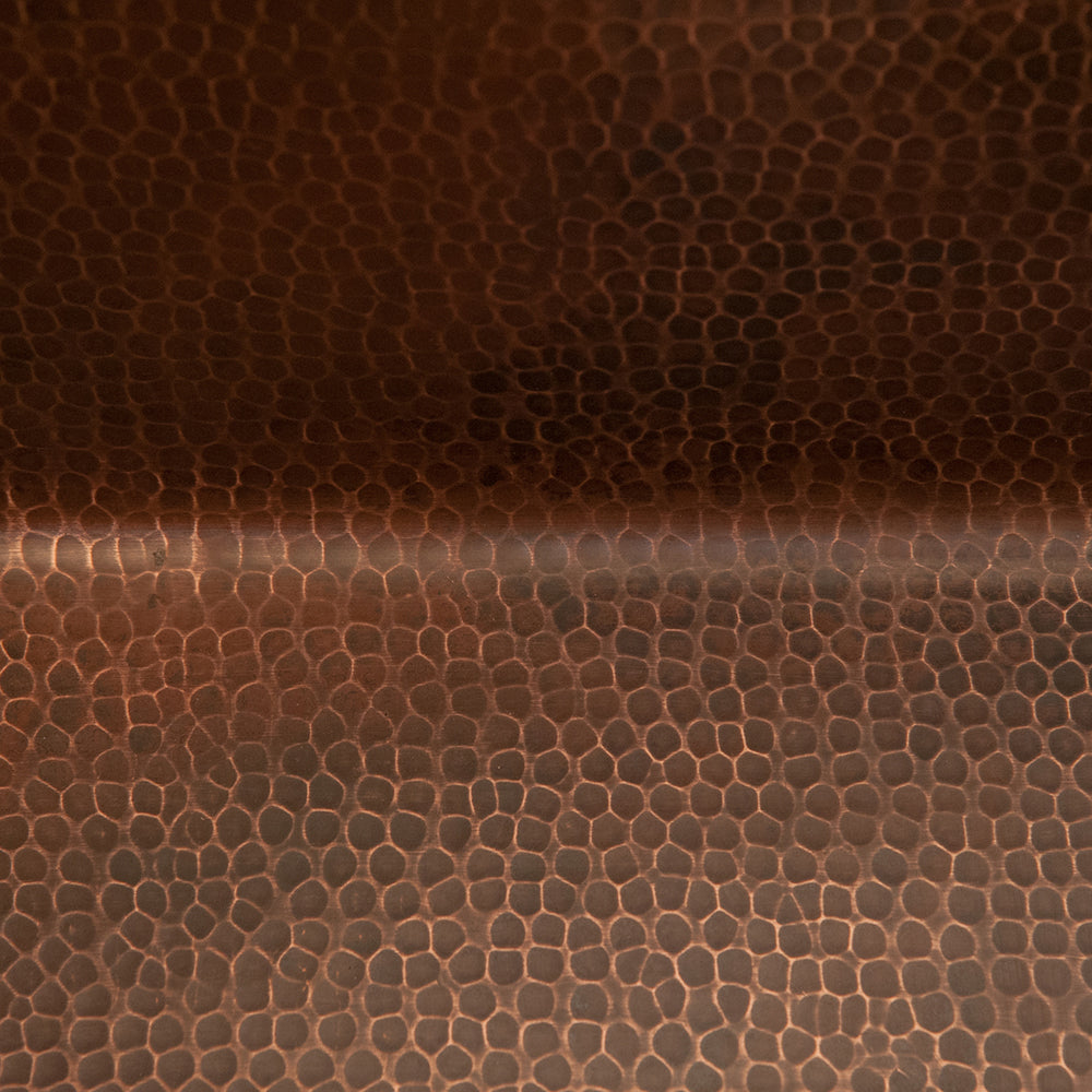 Alternate Image for Premier Copper Products 16" Gourmet Rectangular Hammered Copper Bar/Prep Sink, Matching Drain and Accessories, Oil Rubbed Bronze, BSP5_BREC16DB-D