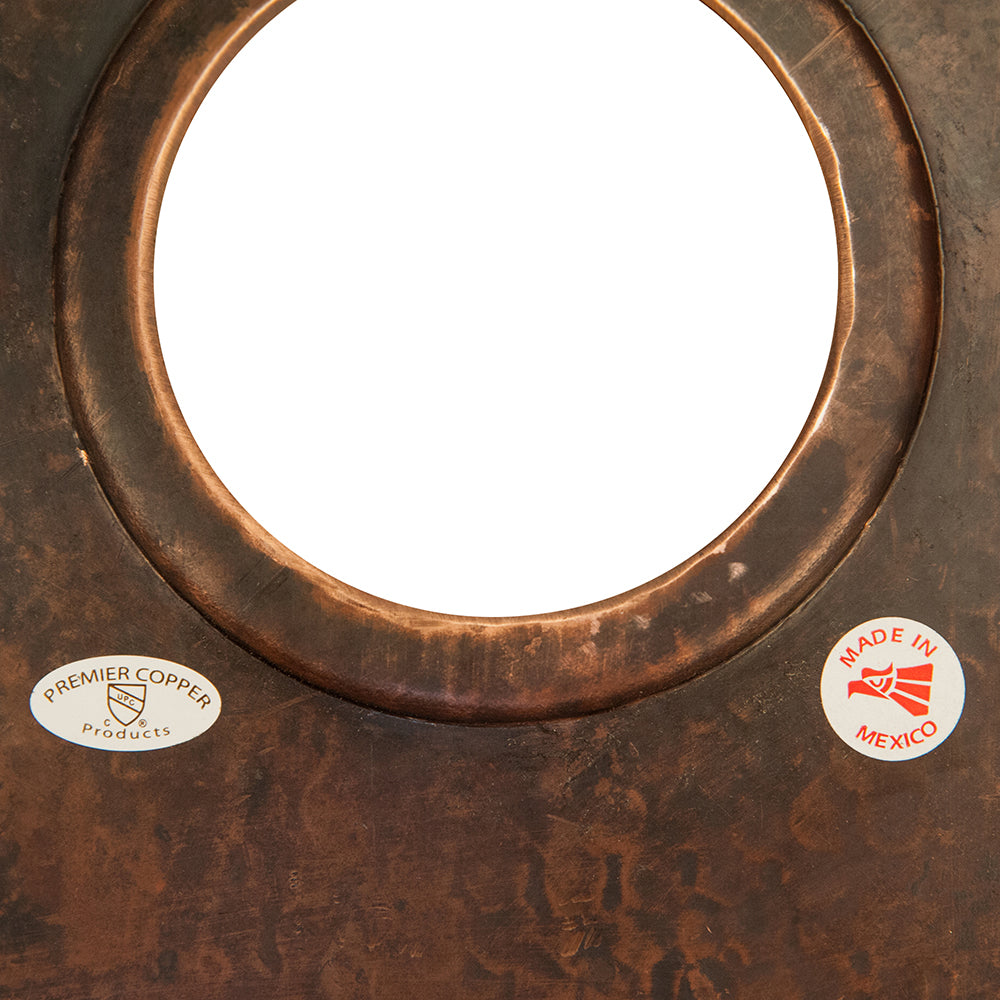 Alternate Image for Premier Copper Products 16" Gourmet Rectangular Hammered Copper Bar/Prep Sink, Matching Drain and Accessories, Oil Rubbed Bronze, BSP5_BREC16DB-G