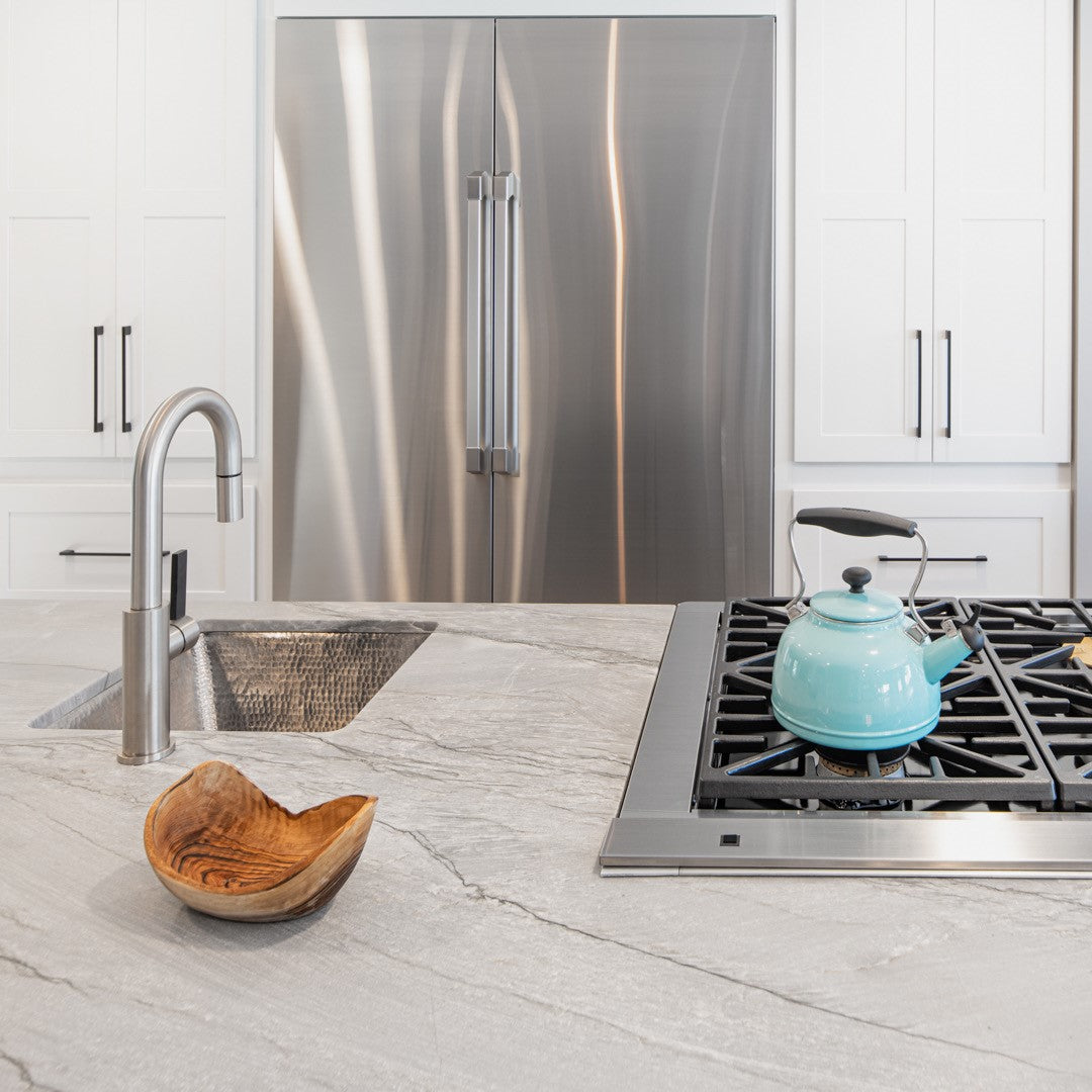 Alternate Image for Premier Copper Products 17" Copper Bar/Prep Sink, Nickel, BS17EN