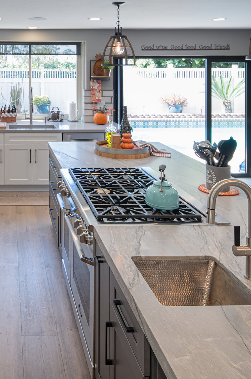 Alternate Image for Premier Copper Products 17" Copper Bar/Prep Sink, Nickel, BS17EN