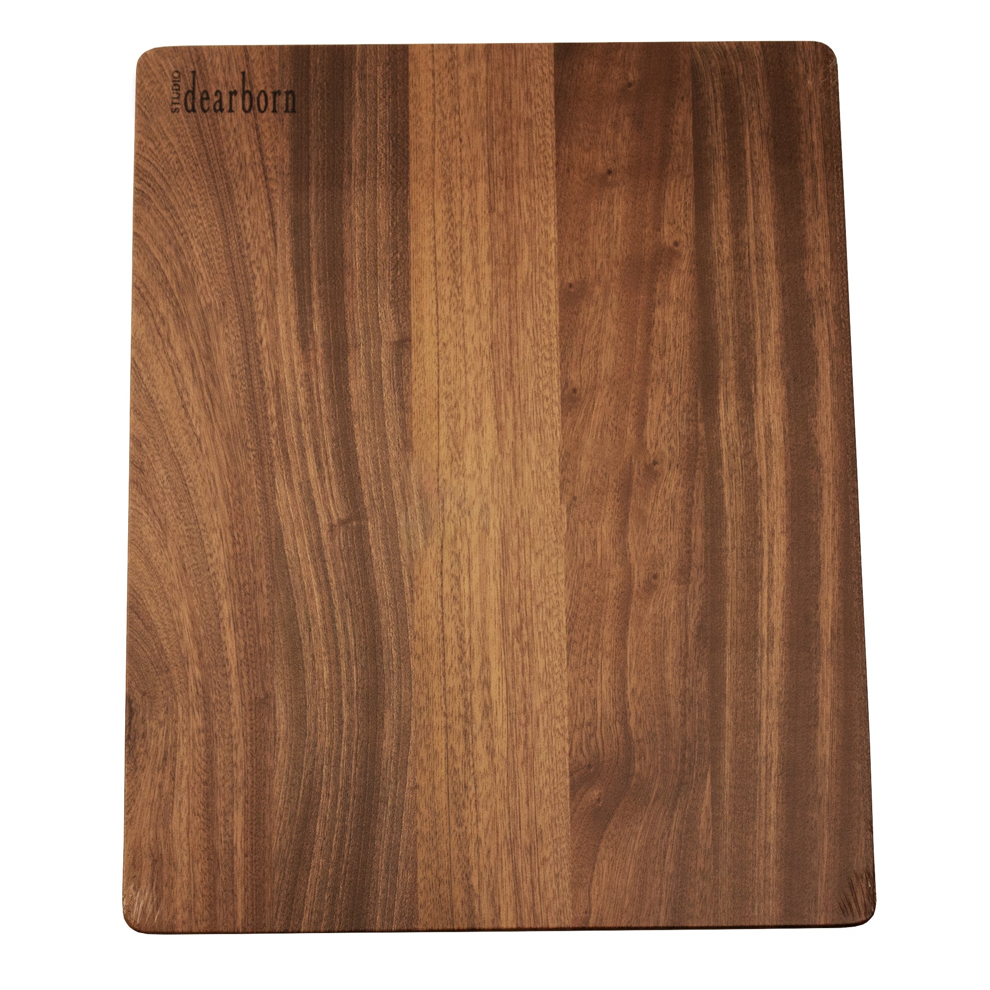 Nantucket Sinks Premium Kitchen 17.5" x 14" Cutting Board CB-ST3918 for Steppe Sinks, Sapele Wood, Natural variations/brown wood