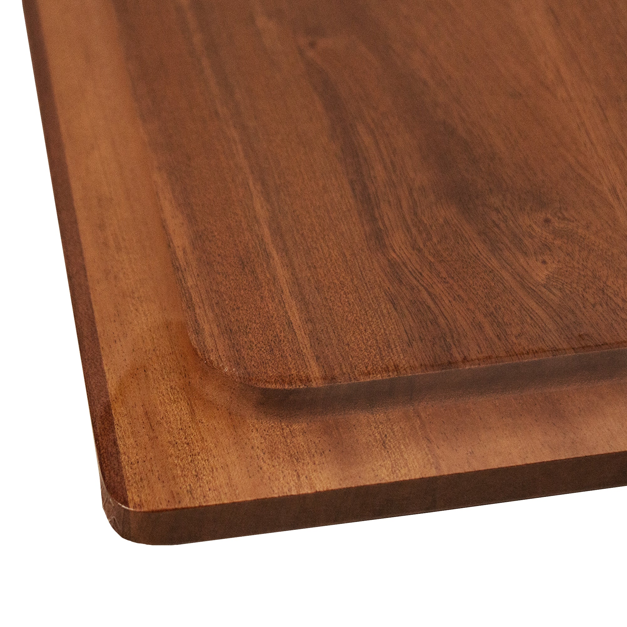 Alternate Image for Nantucket Sinks Premium Kitchen 17.5" x 14" Cutting Board CB-ST3918 for Steppe Sinks, Sapele Wood, Natural variations/brown wood