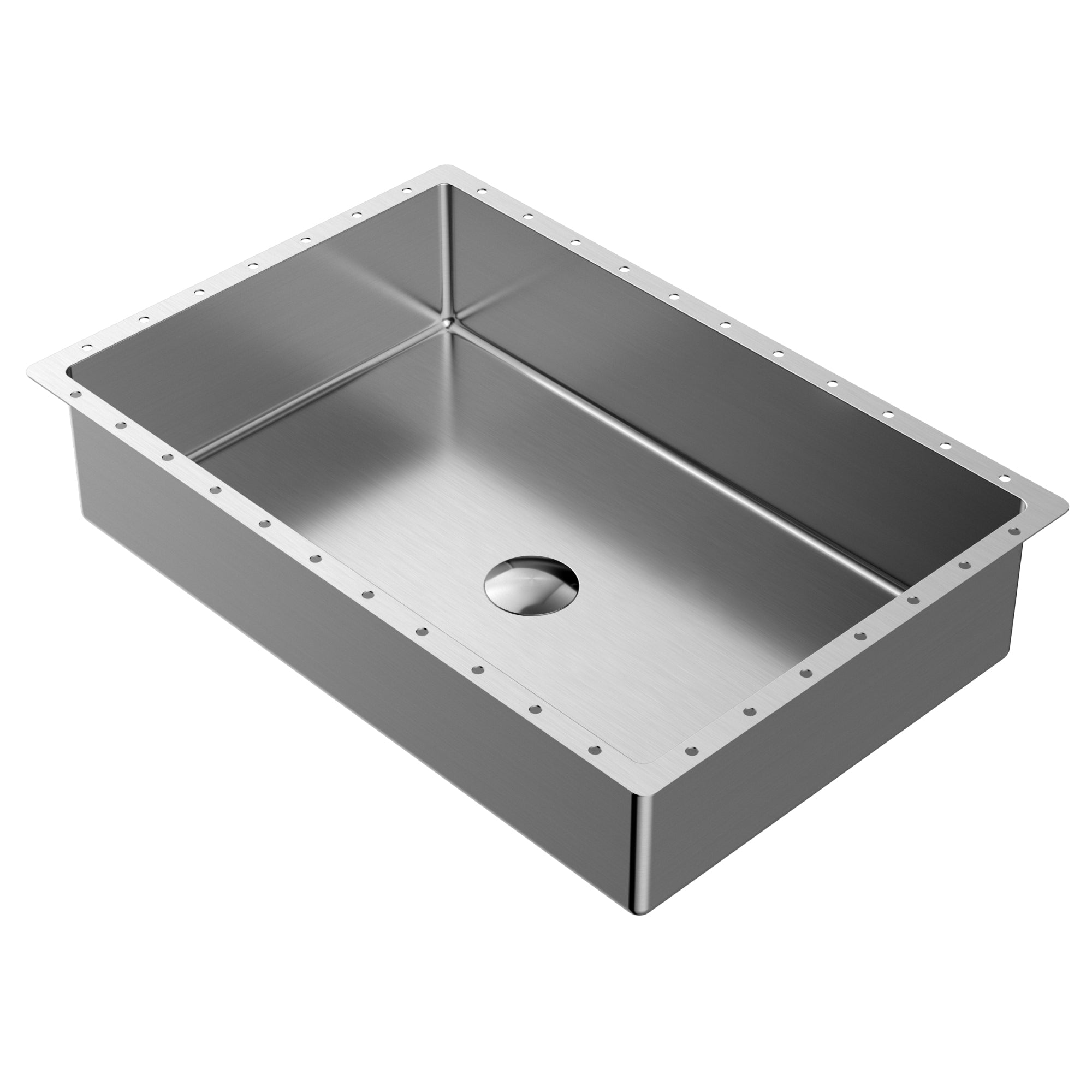 Alternate Image for Karran Cinox 15" x 21.625" Rectangular Undermount Stainless Steel Bathroom Sink, 16 Gauge, CCU300SS