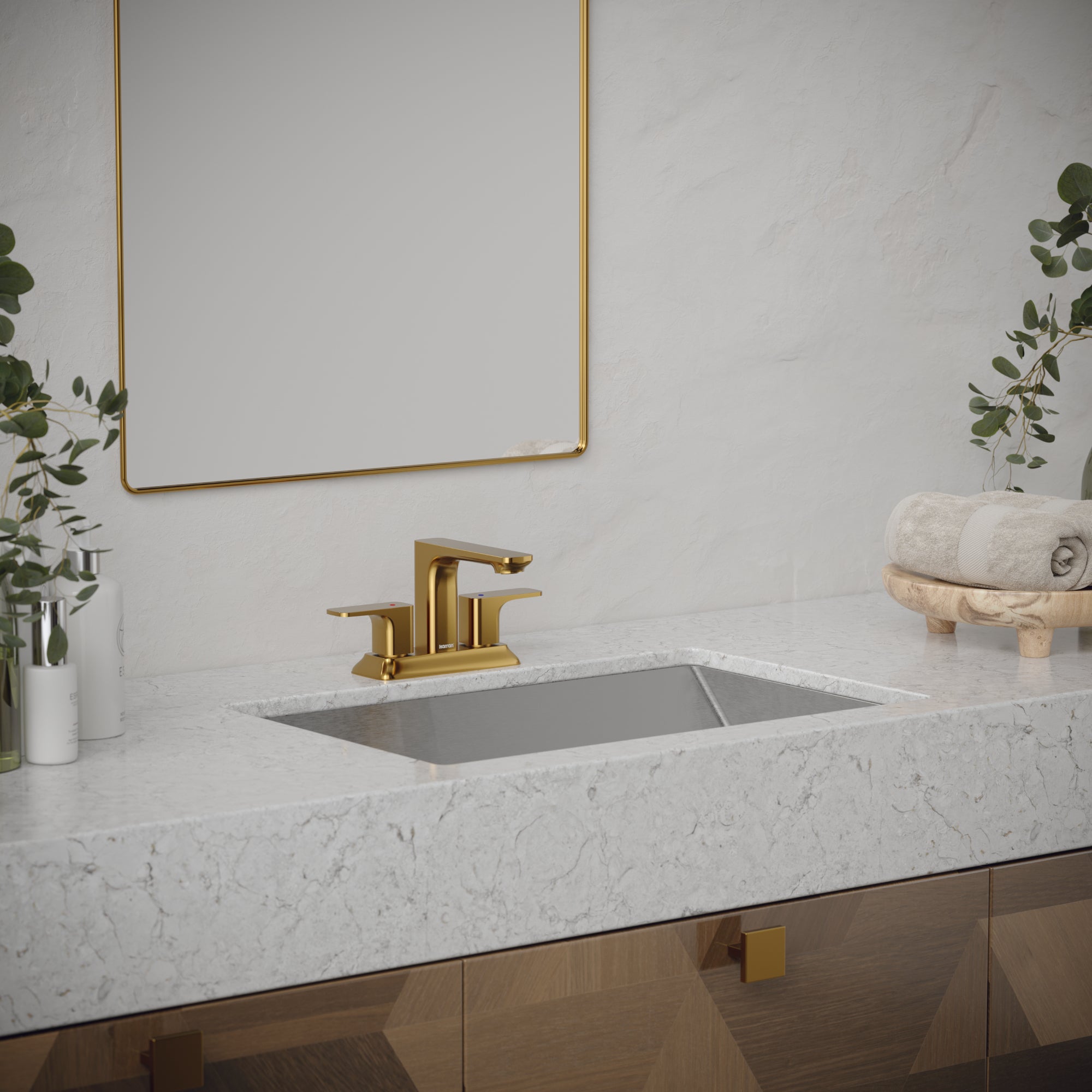 Alternate Image for Karran Cinox 15.75" x 23.625" Rectangular Undermount Stainless Steel Bathroom Sink, 16 Gauge, CCU400SS