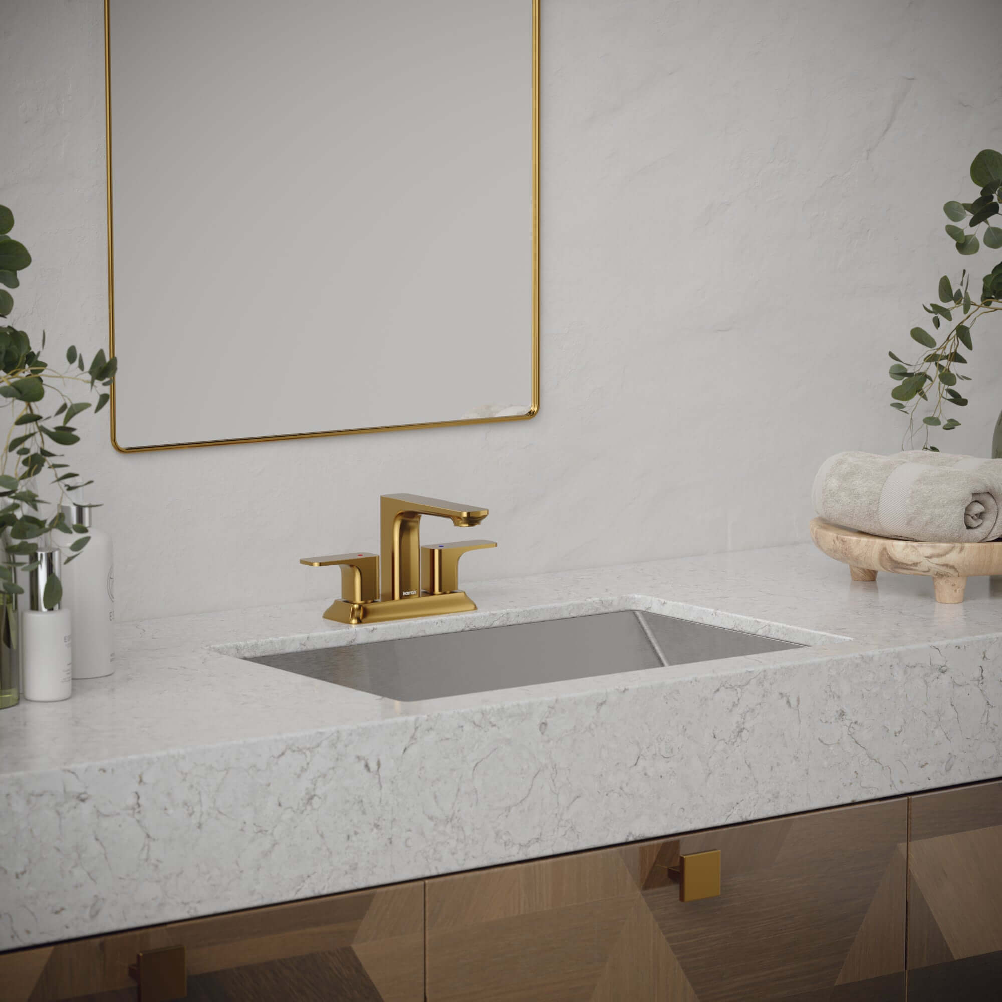 Alternate Image for Karran Cinox 15.75" x 23.625" Rectangular Undermount Stainless Steel Bathroom Sink, 16 Gauge, CCU400SS