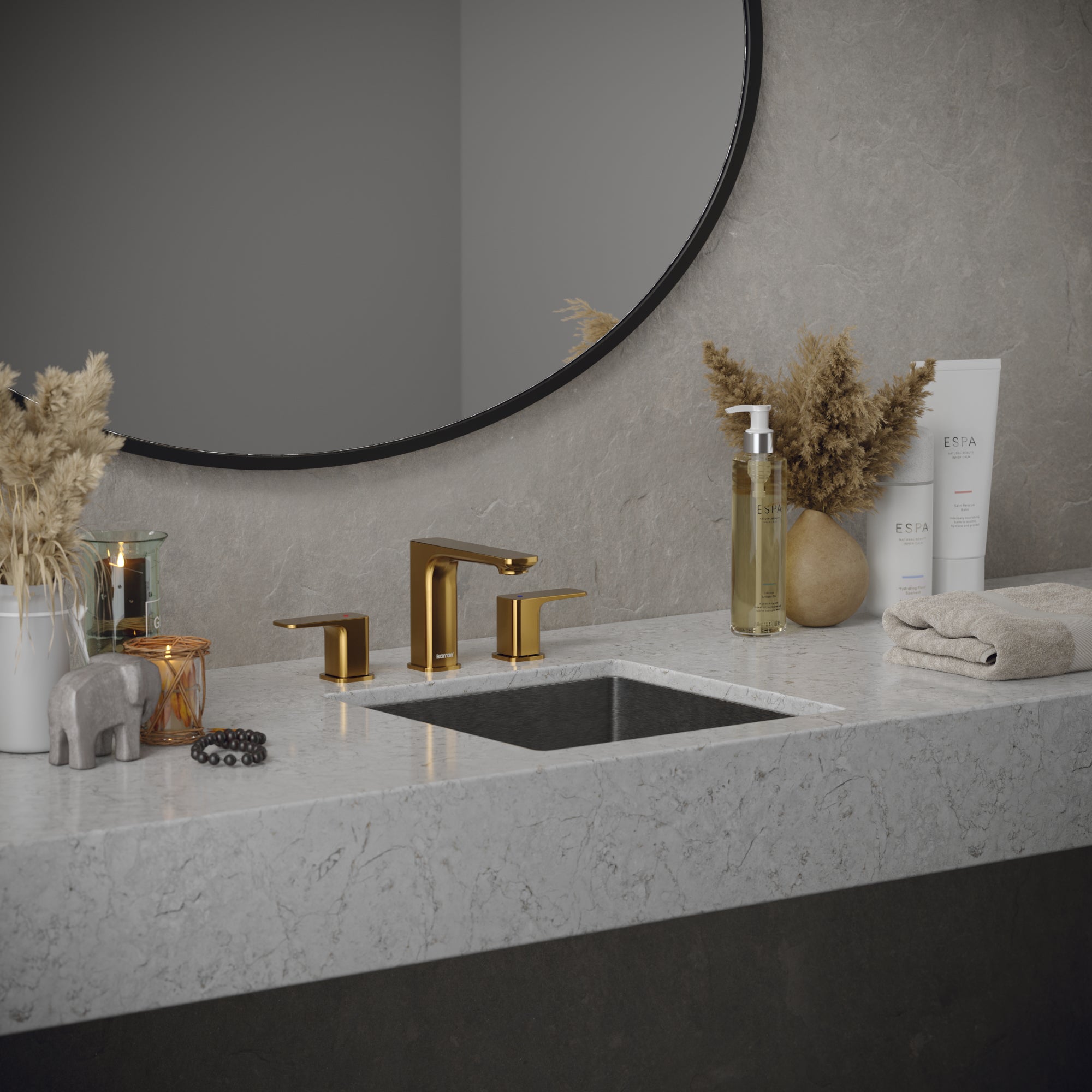 Alternate Image for Karran Cinox 15.75" x 15.75" Square Undermount Stainless Steel Bathroom Sink, 16 Gauge, CCU500SS