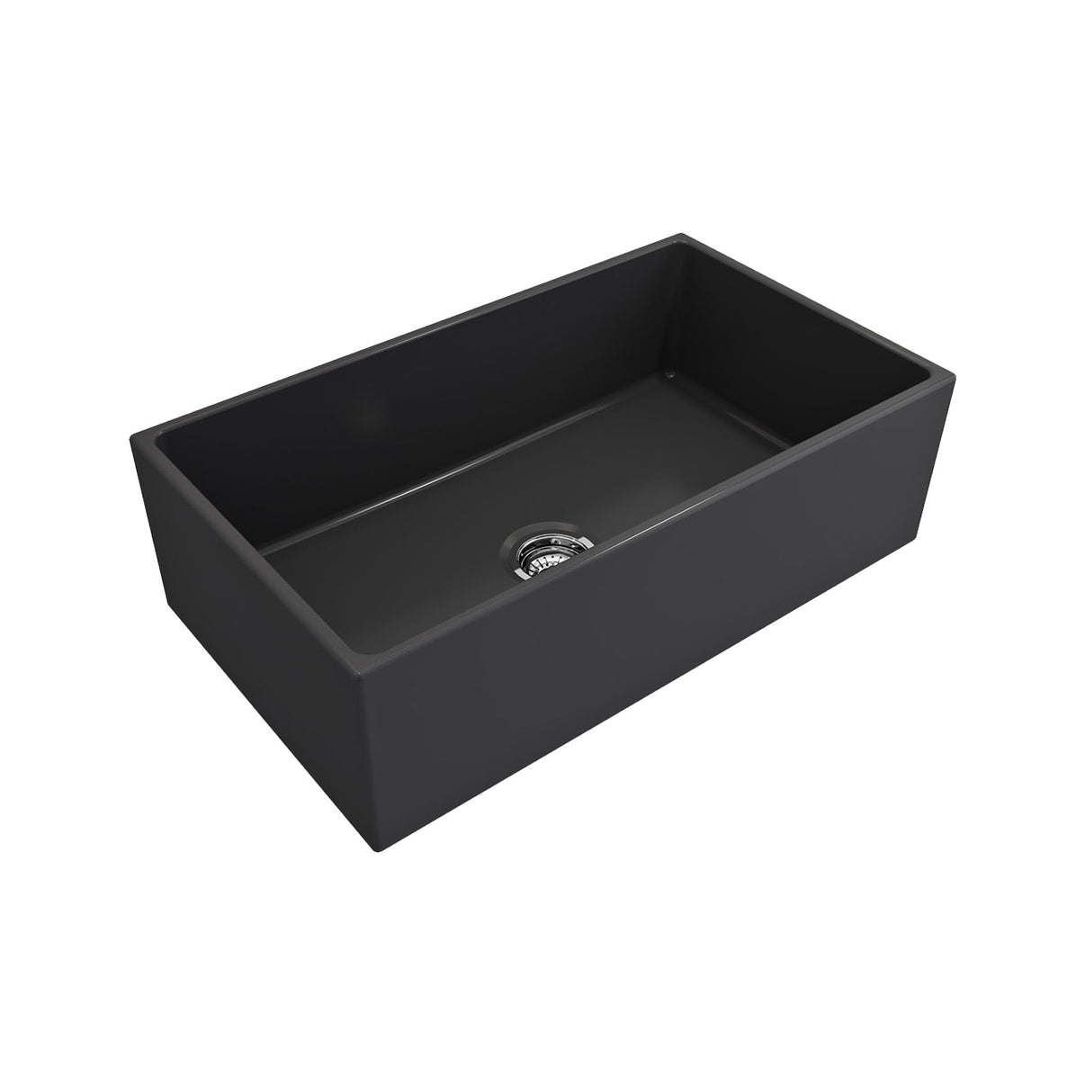 Alternate Image for Crestwood 33" Fireclay Farmhouse Sink, Charcoal, CW-MOD-33-CHARCOAL