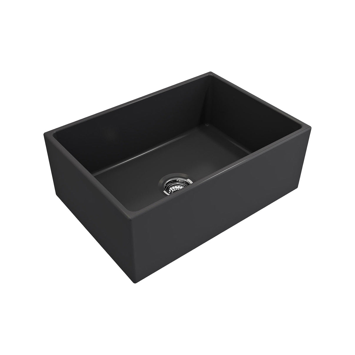 Crestwood 27" Fireclay Farmhouse Sink, Charcoal, CW-MOD-27-CHARCOAL