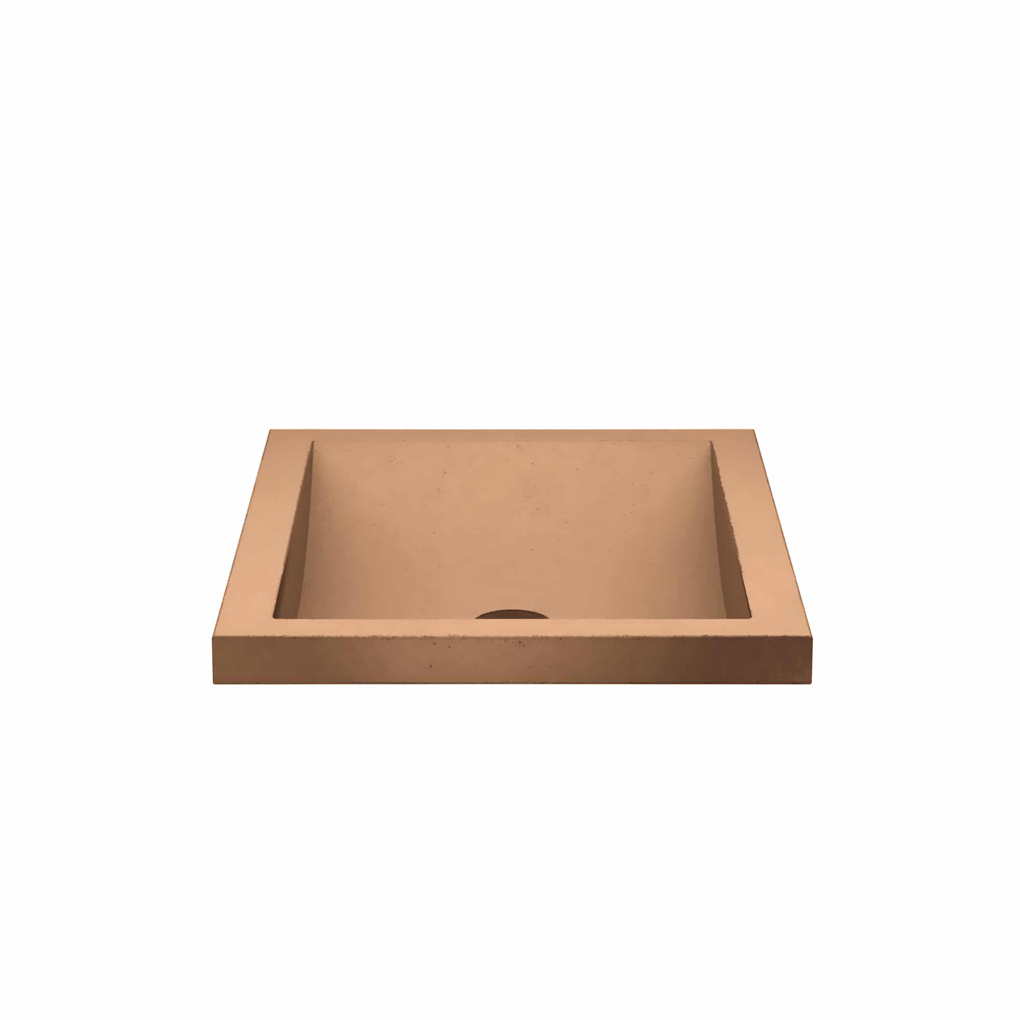 Native Trails Cabrillo 20.75" x 14.75" Rectangle Undermount NativeStone Concrete ADA Bathroom Sink, Terracotta, NSL2014-T Product Image